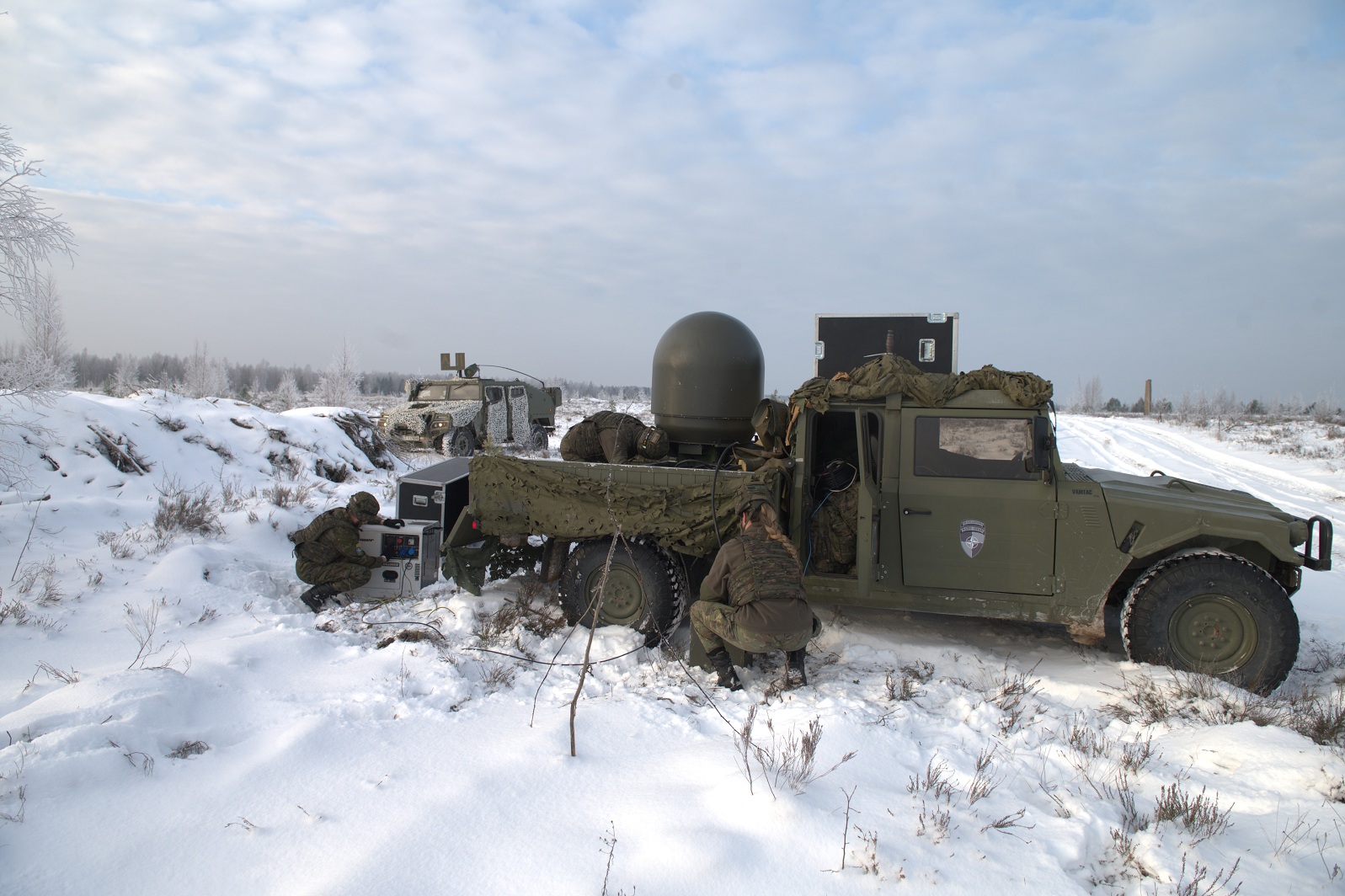 Exercise in extreme cold conditions