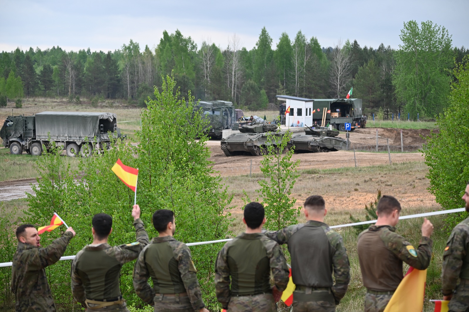 ‘Pizarro’ infantry fighting vehicle during the competition