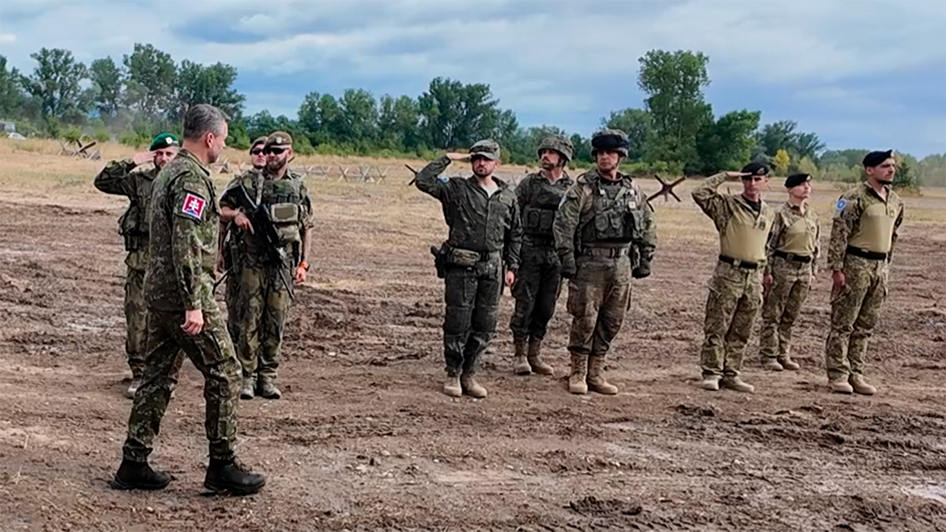 Multinational Task Force personnel.