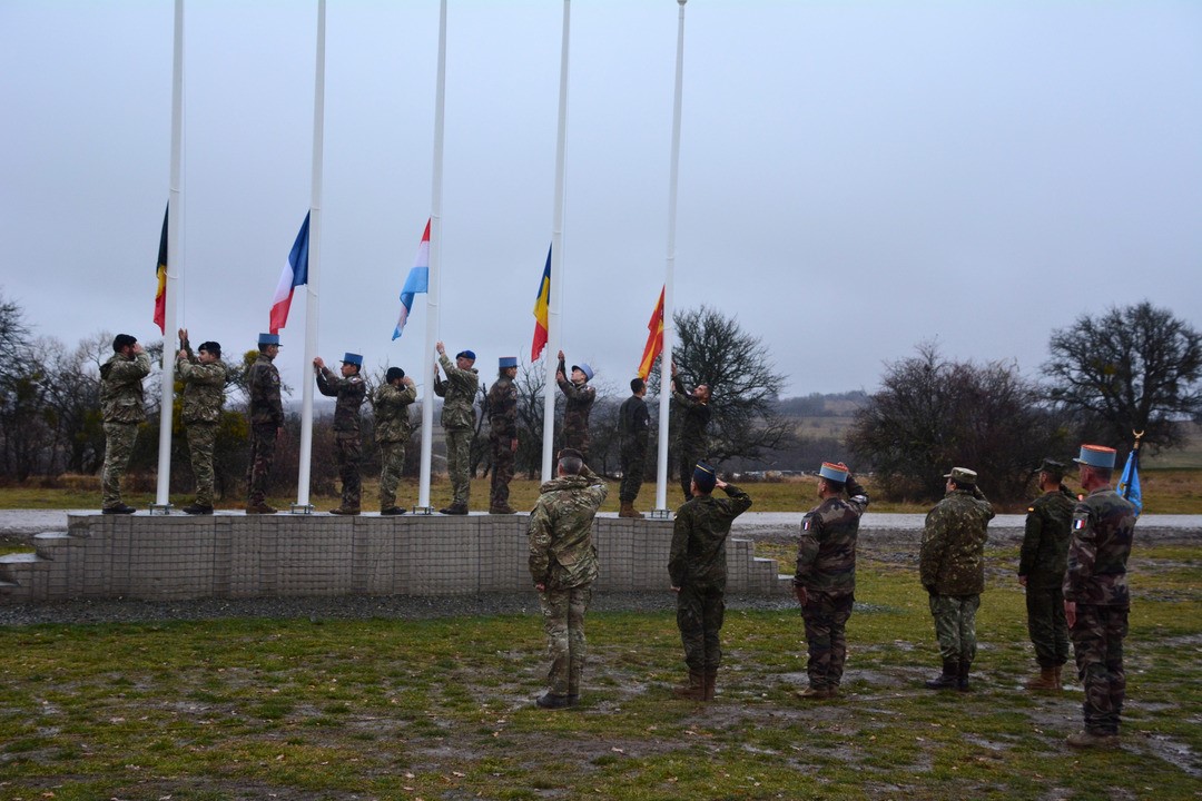 Raising of the 5 flags