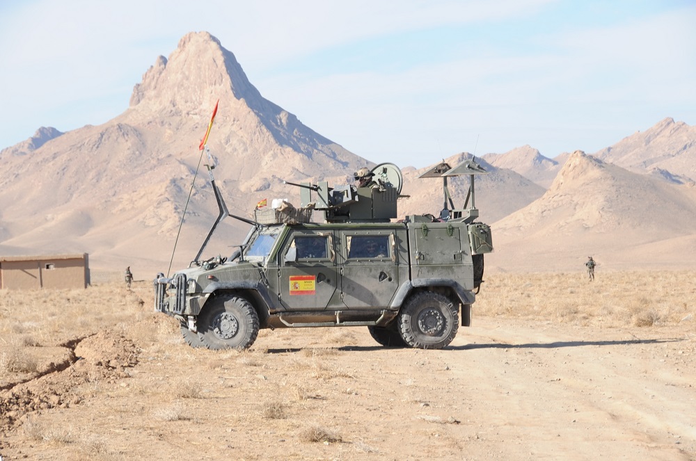 A Spanish vehicle in Afghanistan