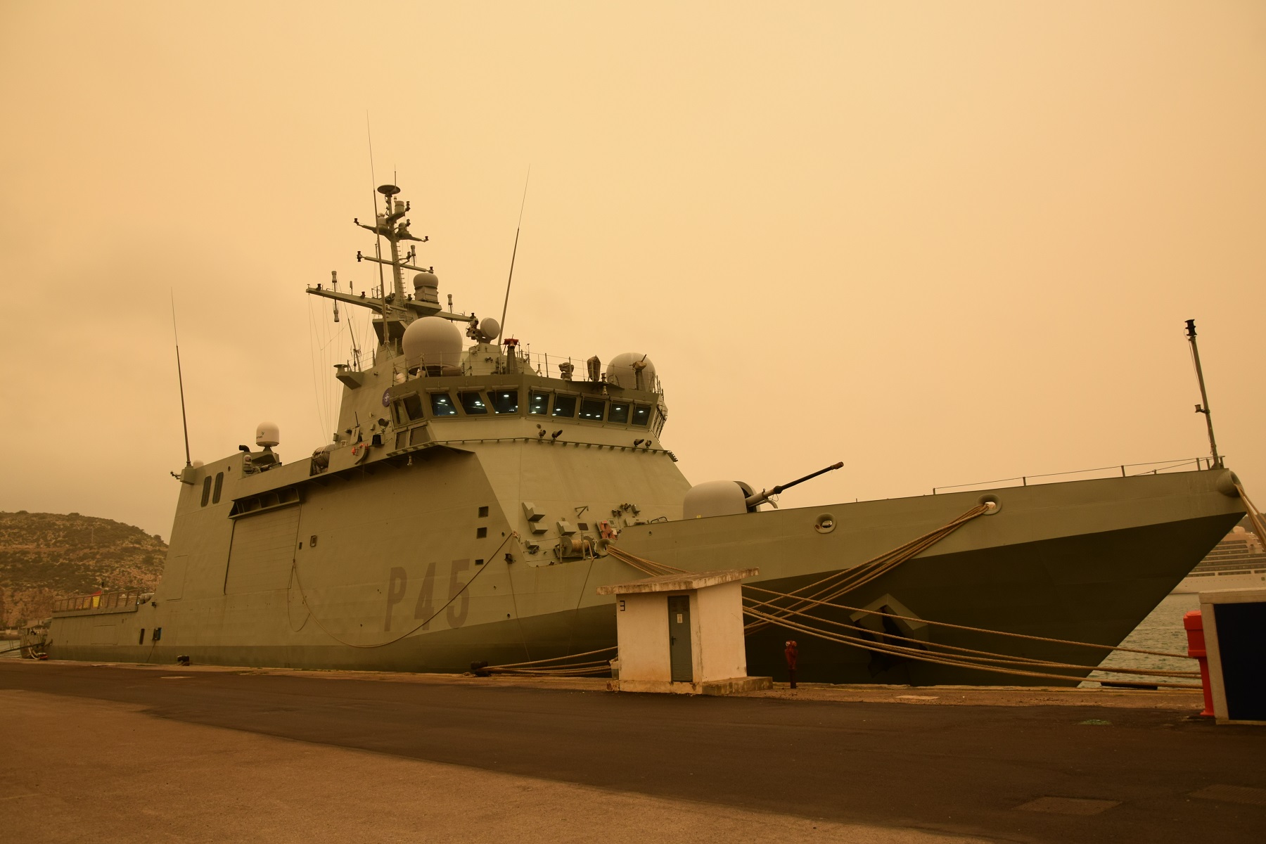 ESPS 'Audaz' docked in Cartagena