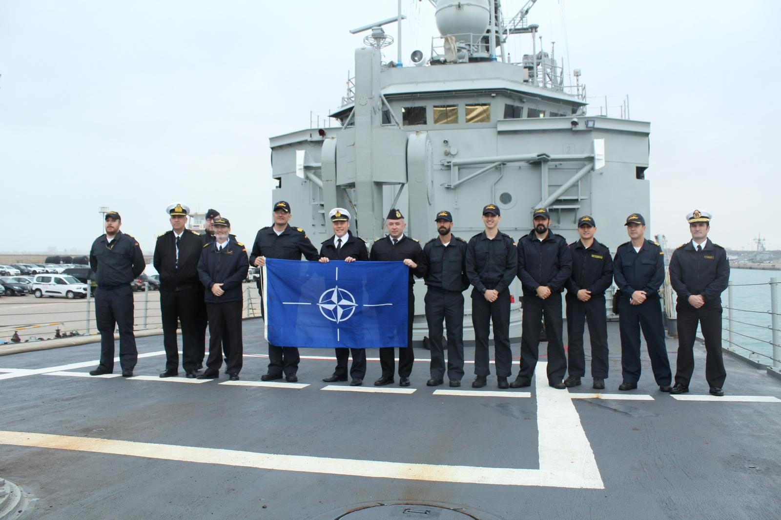 Frigate and MARCOM personnel