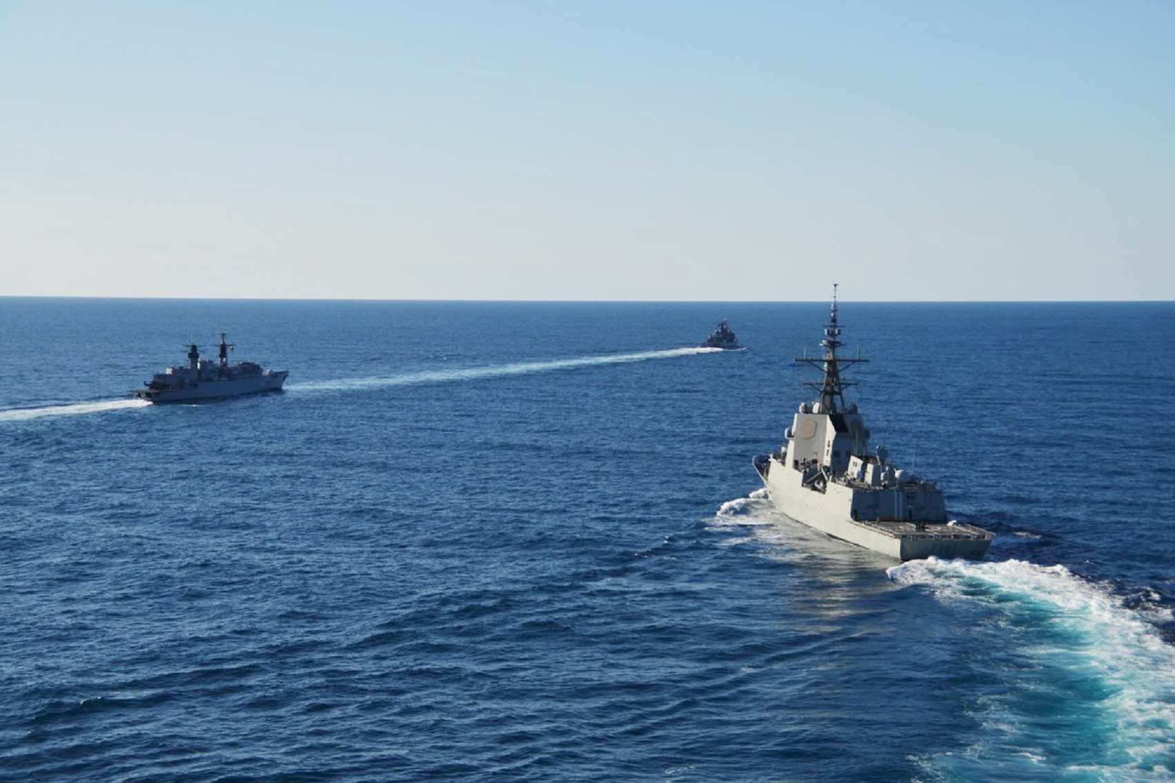 The ‘Álvaro de Bazán’ frigate takes part in exercises with allied countries in the Black Sea Sea