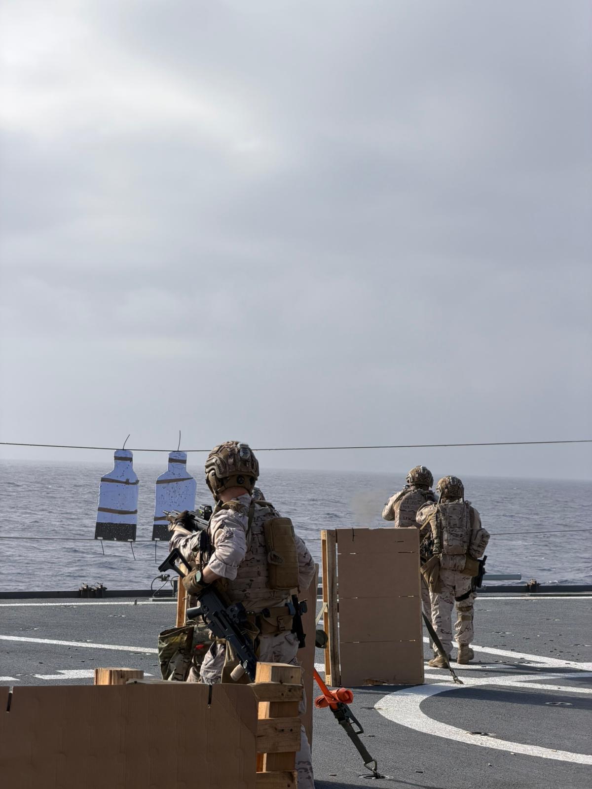 Navigation shooting exercise