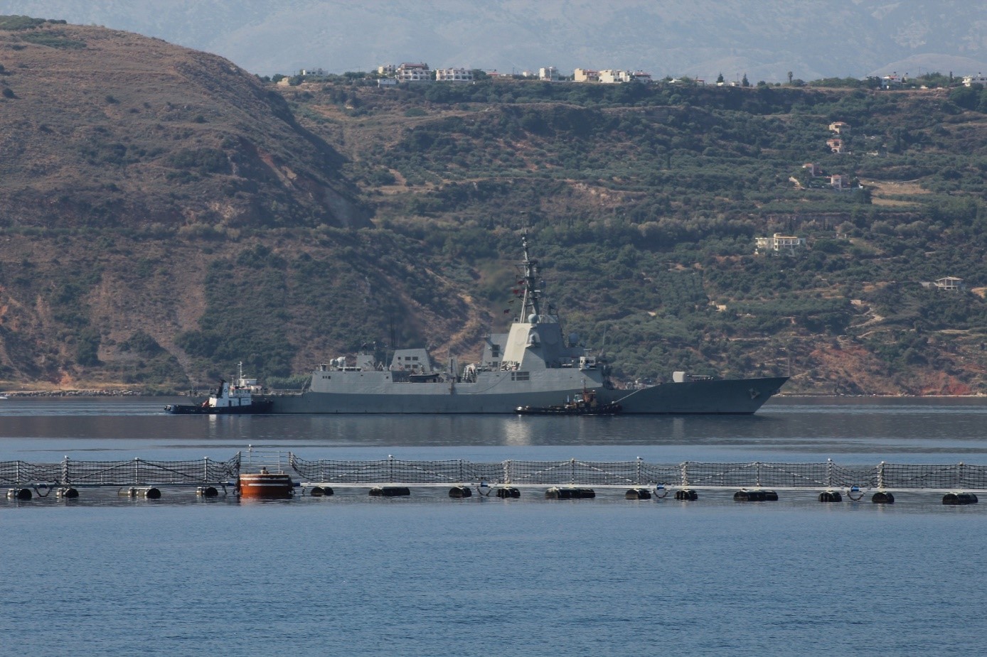 Frigate 'Cristóbal Colón' sets course to Souda Naval Base