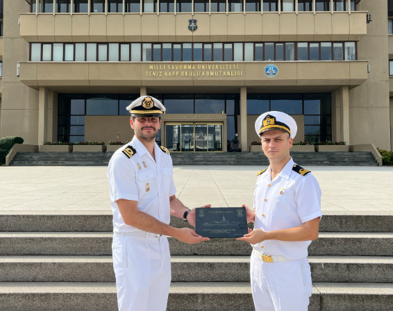 Spanish officers visit the Turkish Naval Academy