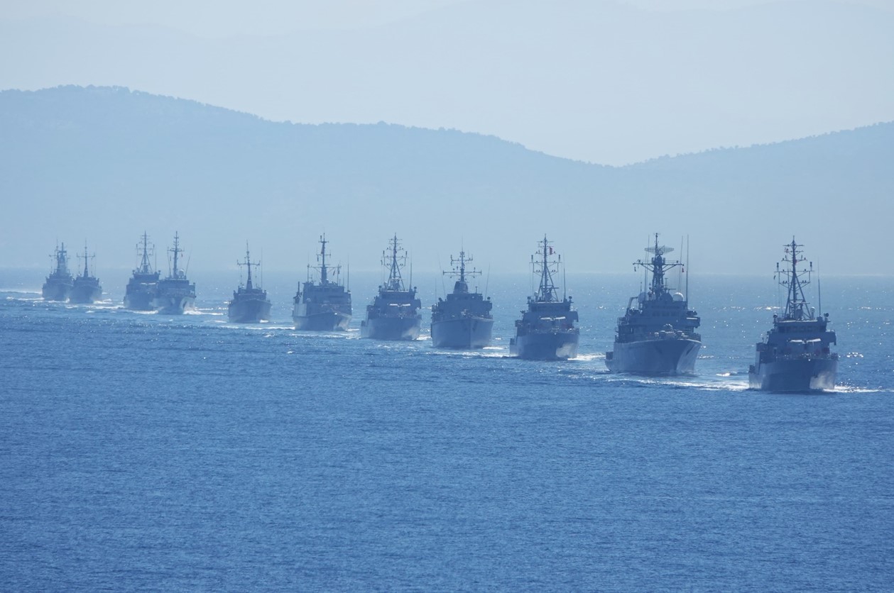 Naval formation during NUSRET-24