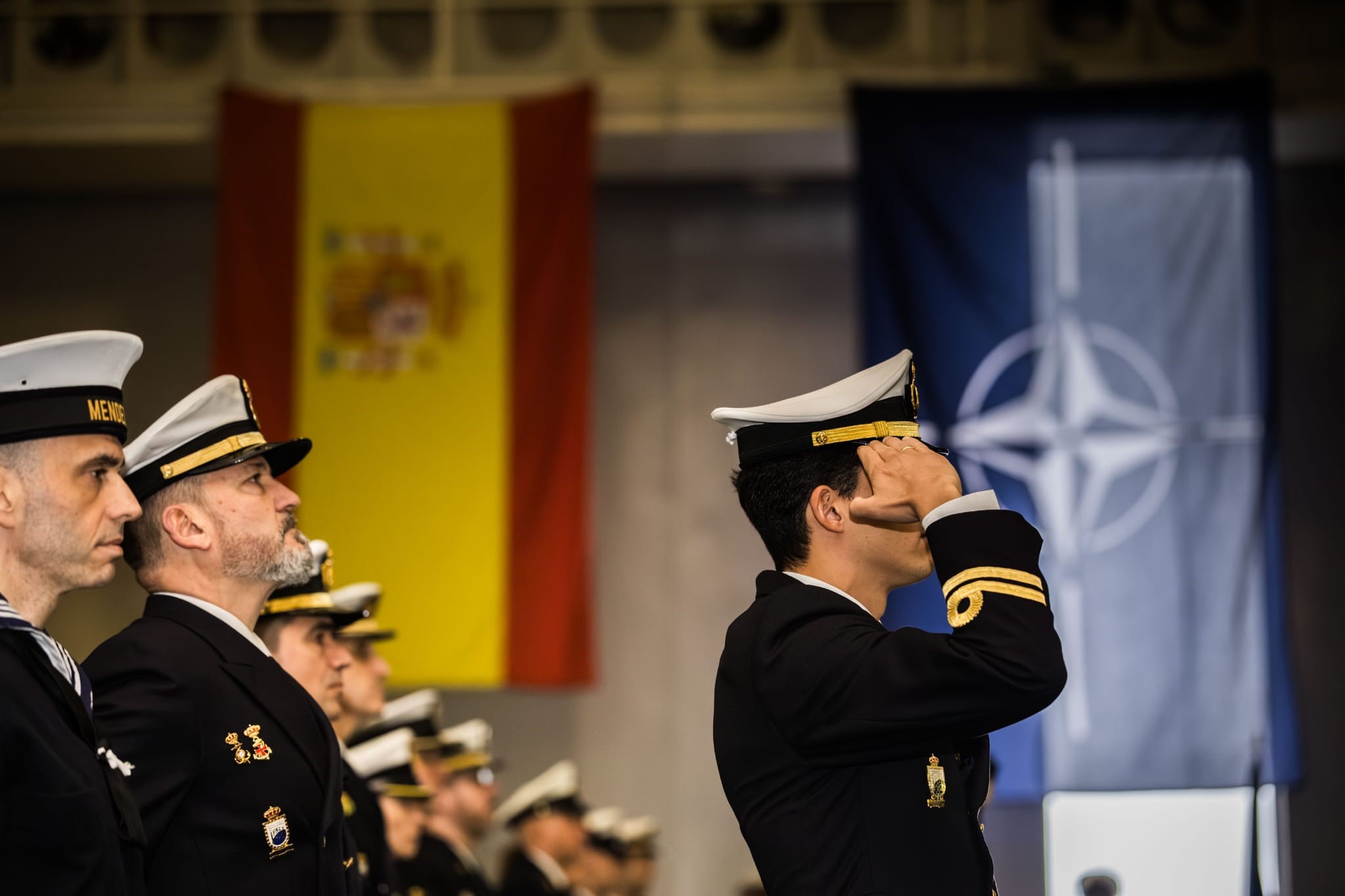 The Spanish Ambassador to the Netherlands visits the ship