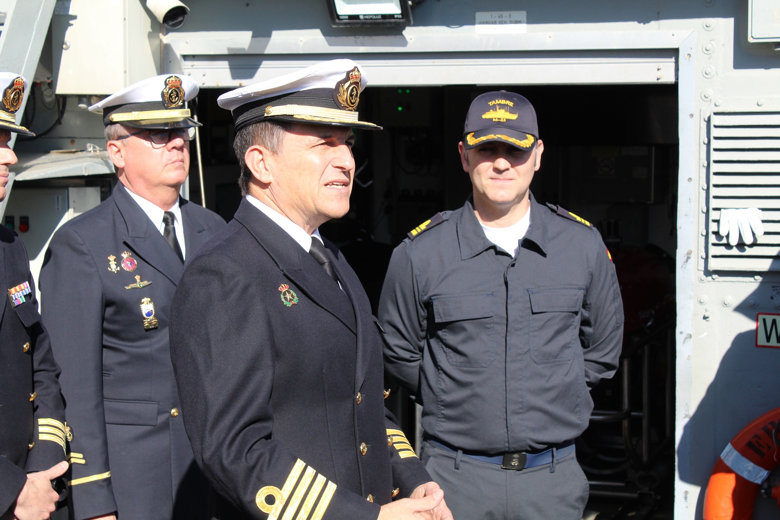 Ship’s boat aboard Tambre