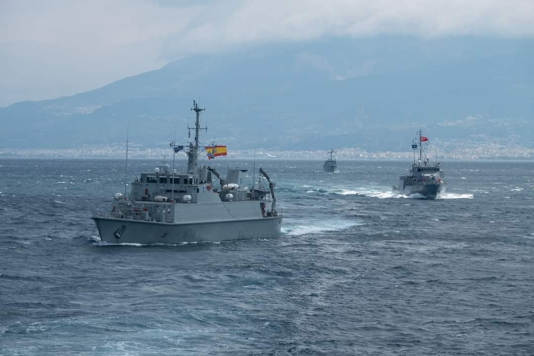 SNMCMG-2 training exercise in the gulf of Patras