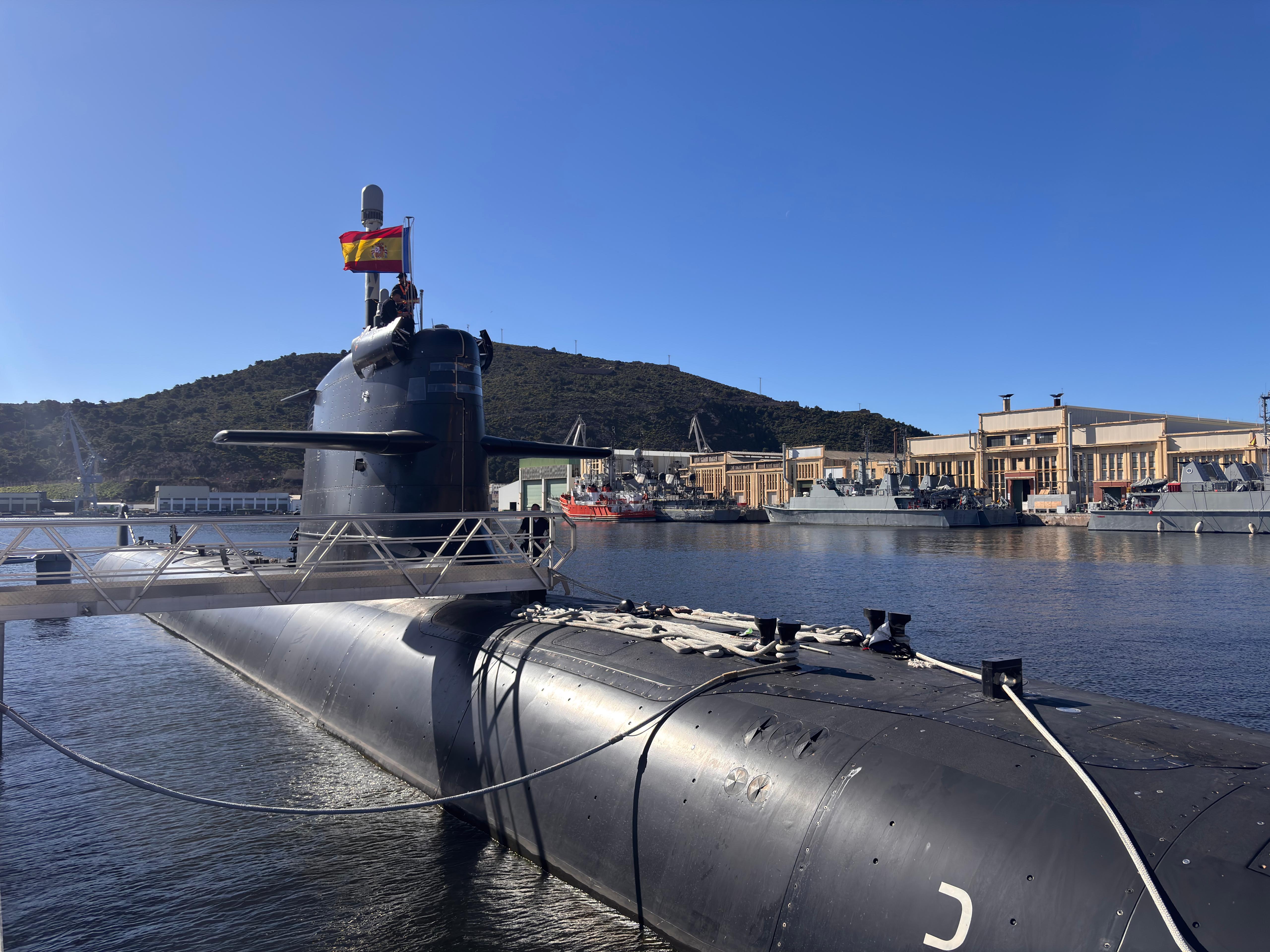 Submarine Isaac Peral in Cartagena