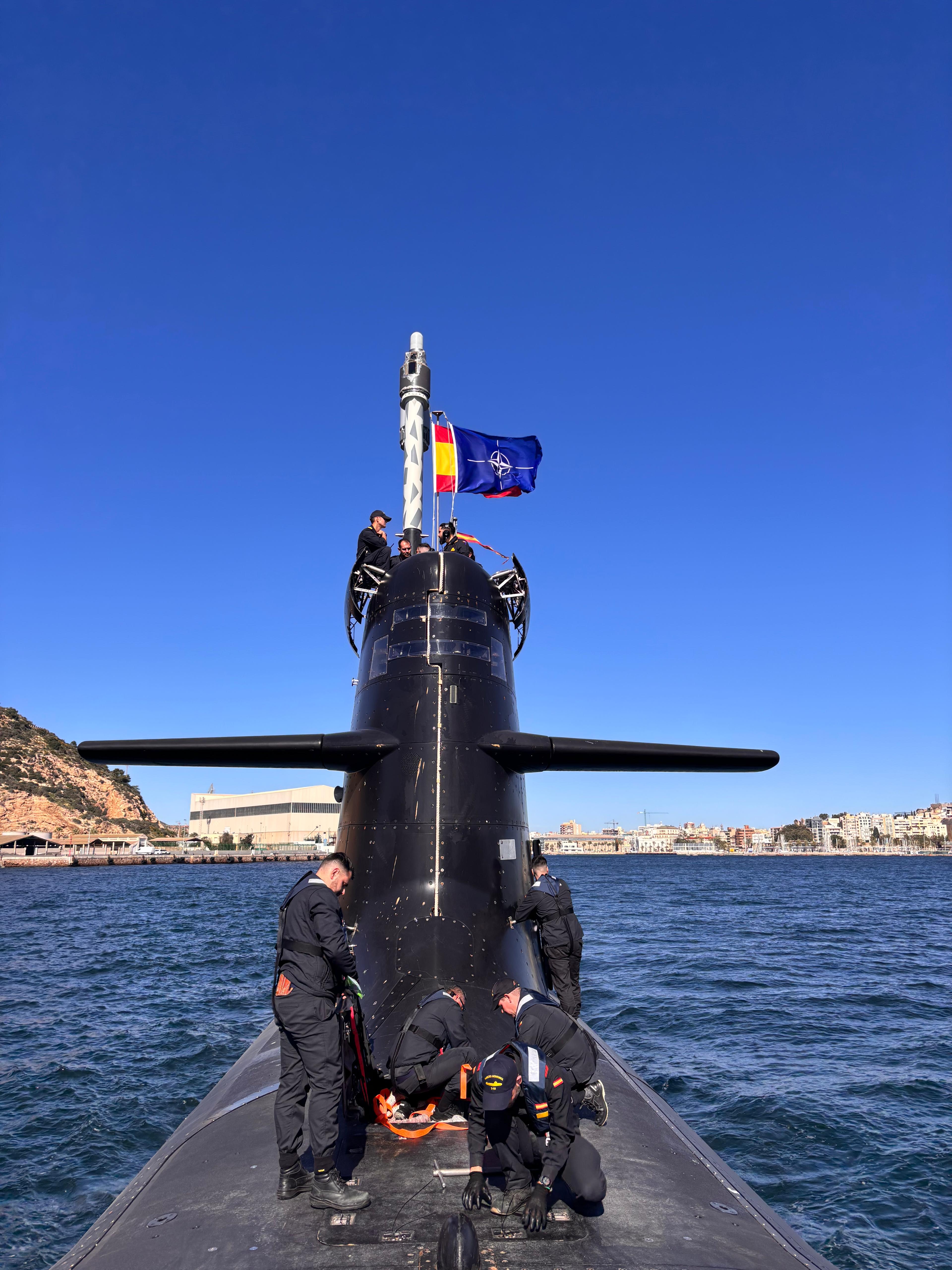 Submarine Isaac Peral in Cartagena