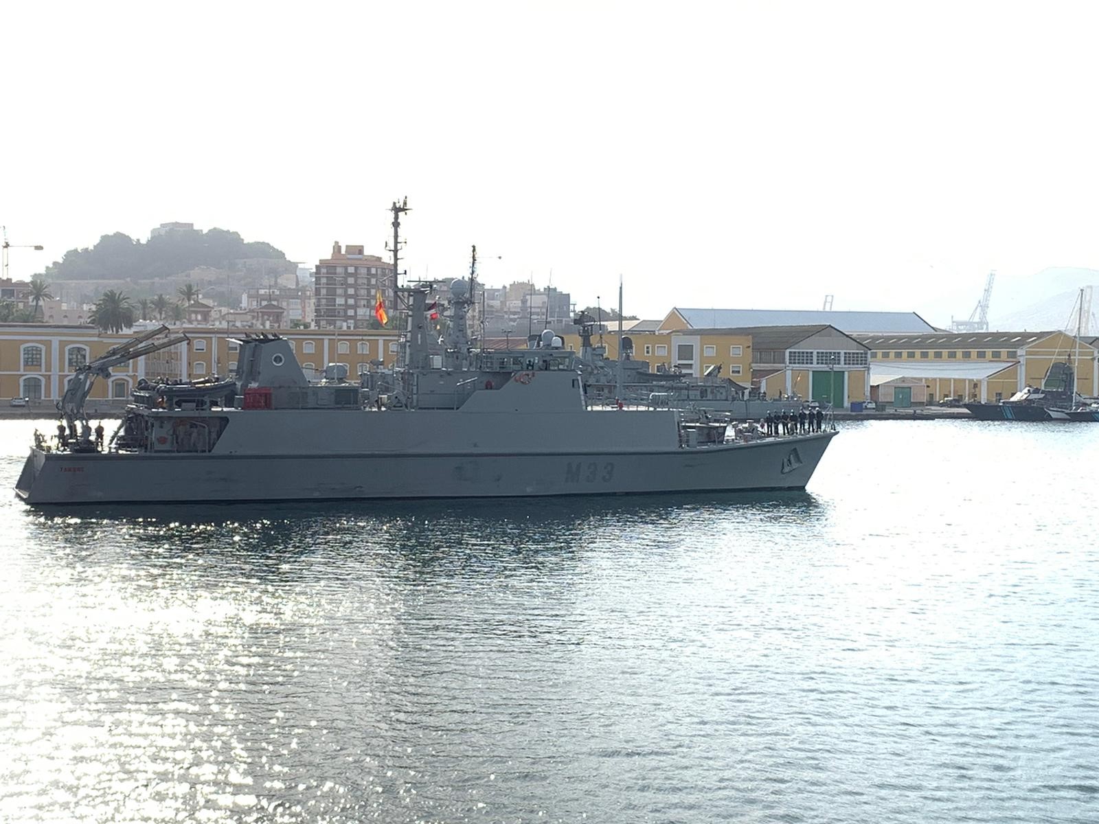 Mine hunter 'Tambre' sets off to join NATO's  Standing Maritime Group