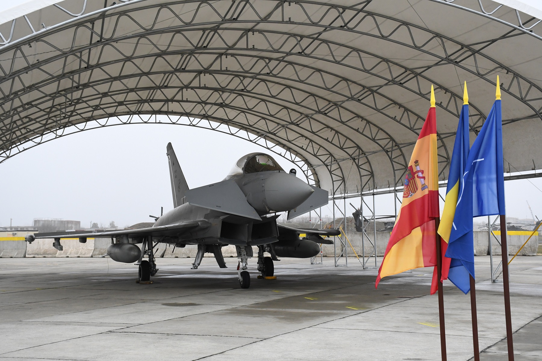 The Detachment has six Eurofighters 'Typhoon'