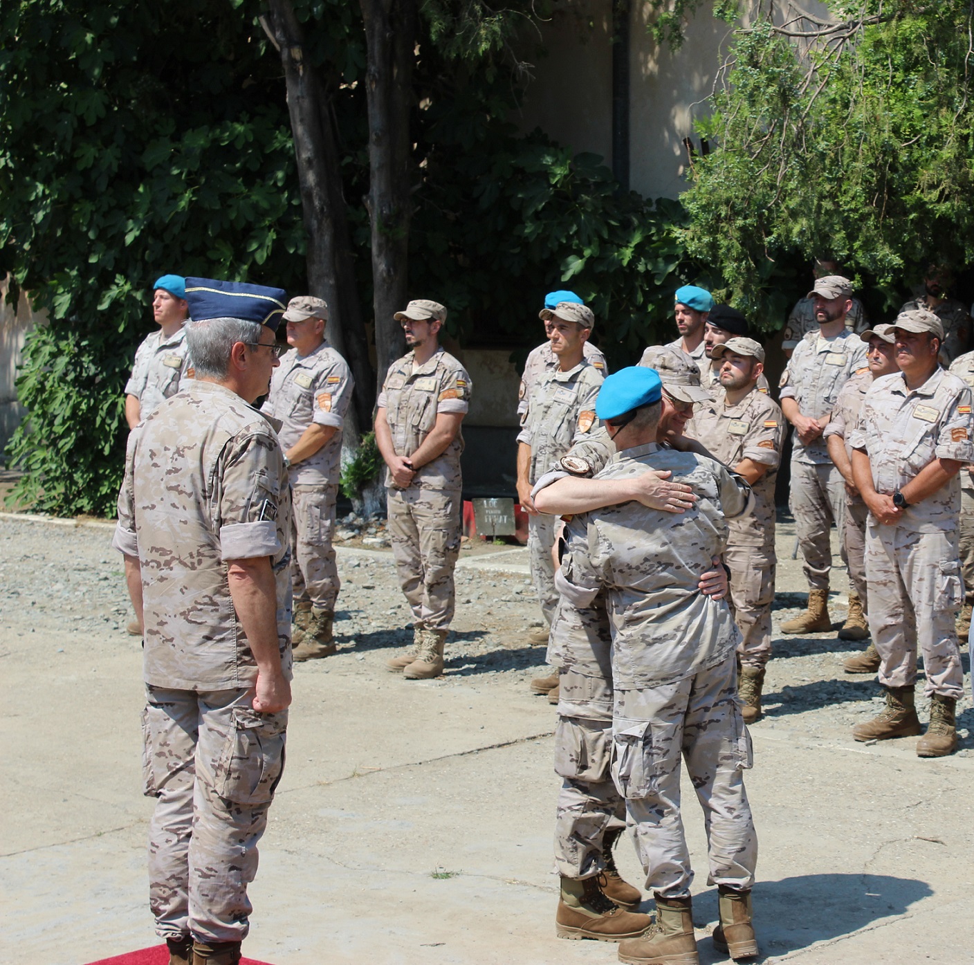 Handover outgoing and incoming Commander, greeting.