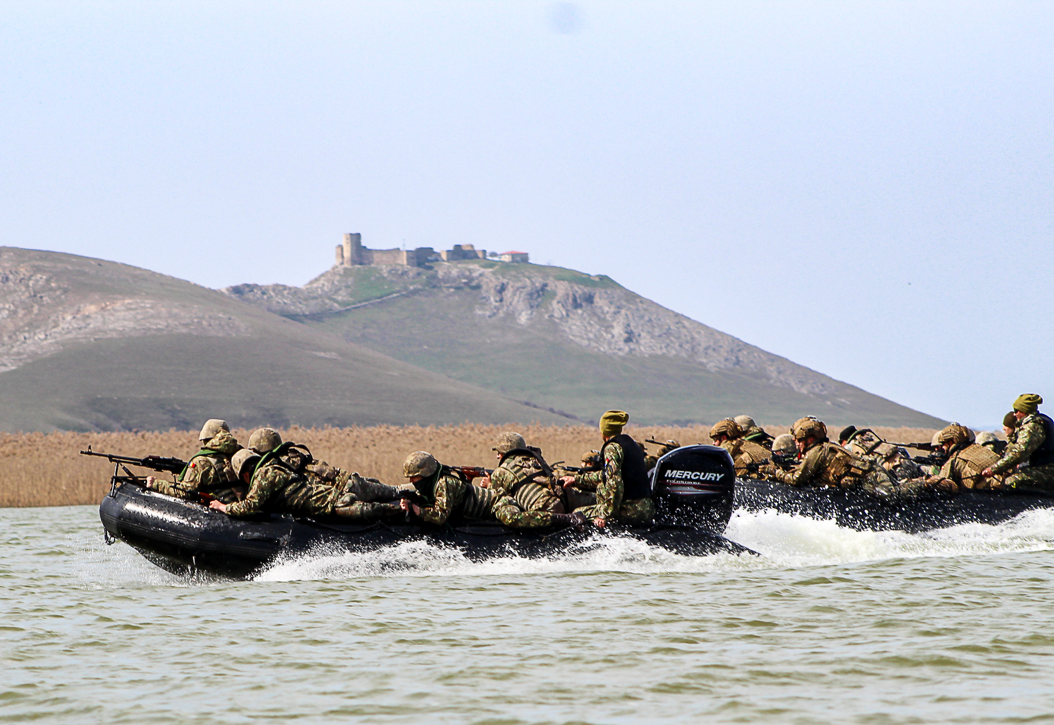 Amphibious assaults from light vessels