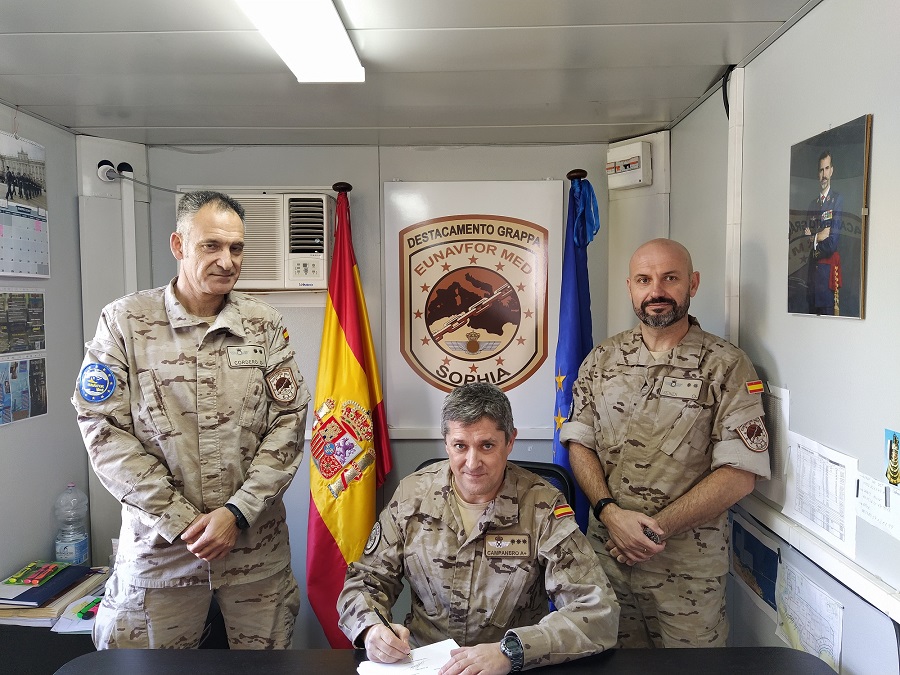 Transfer of Authority of the Contingent,  'Grappa' detachment