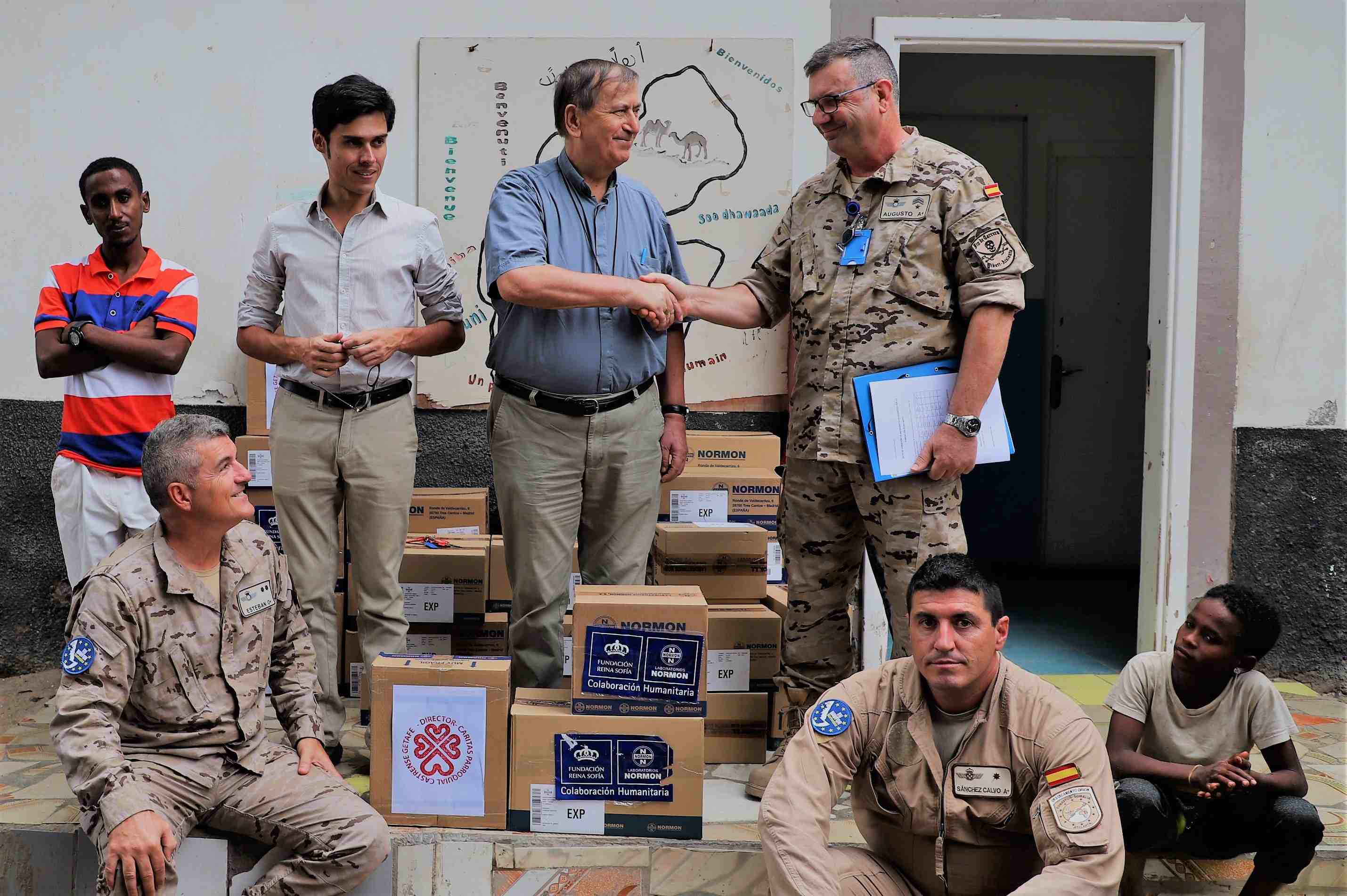 Orion detachment delivers medicines to Caritas Djibouti