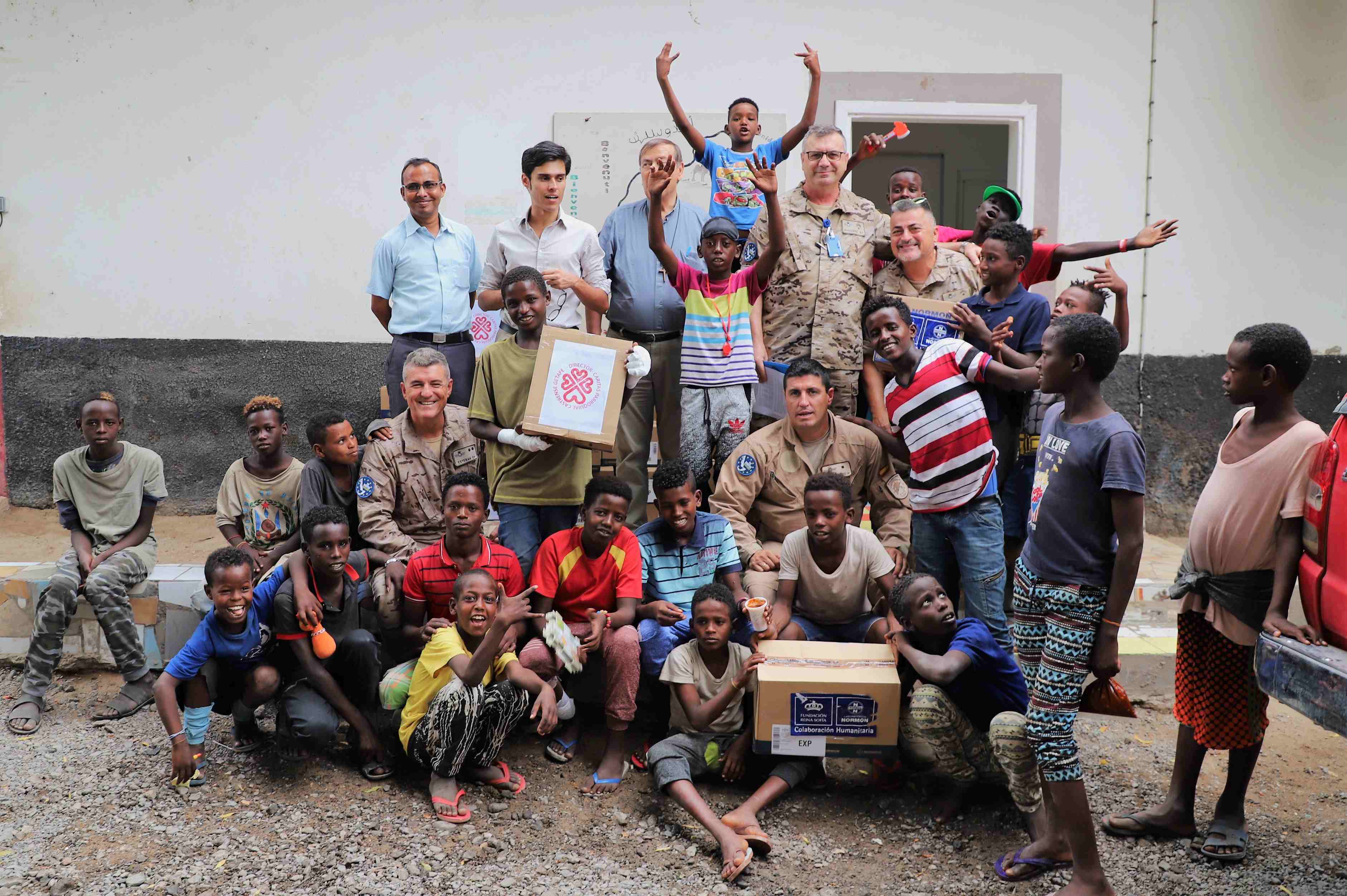 Orion detachment delivers medicines to Caritas Djibouti