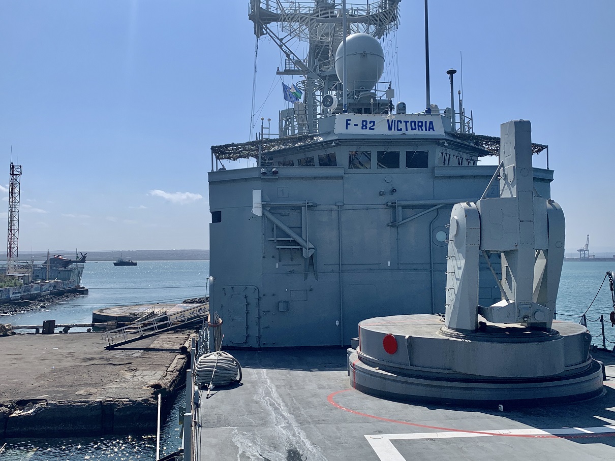La fragata ‘Victoria’ se convierte en el buque de mando de EU NAVFOR Somalia