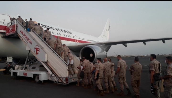 Boarding of the 36th rotation military personnel