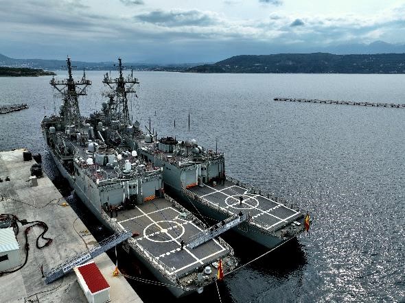 Take over of the frigates in Souda