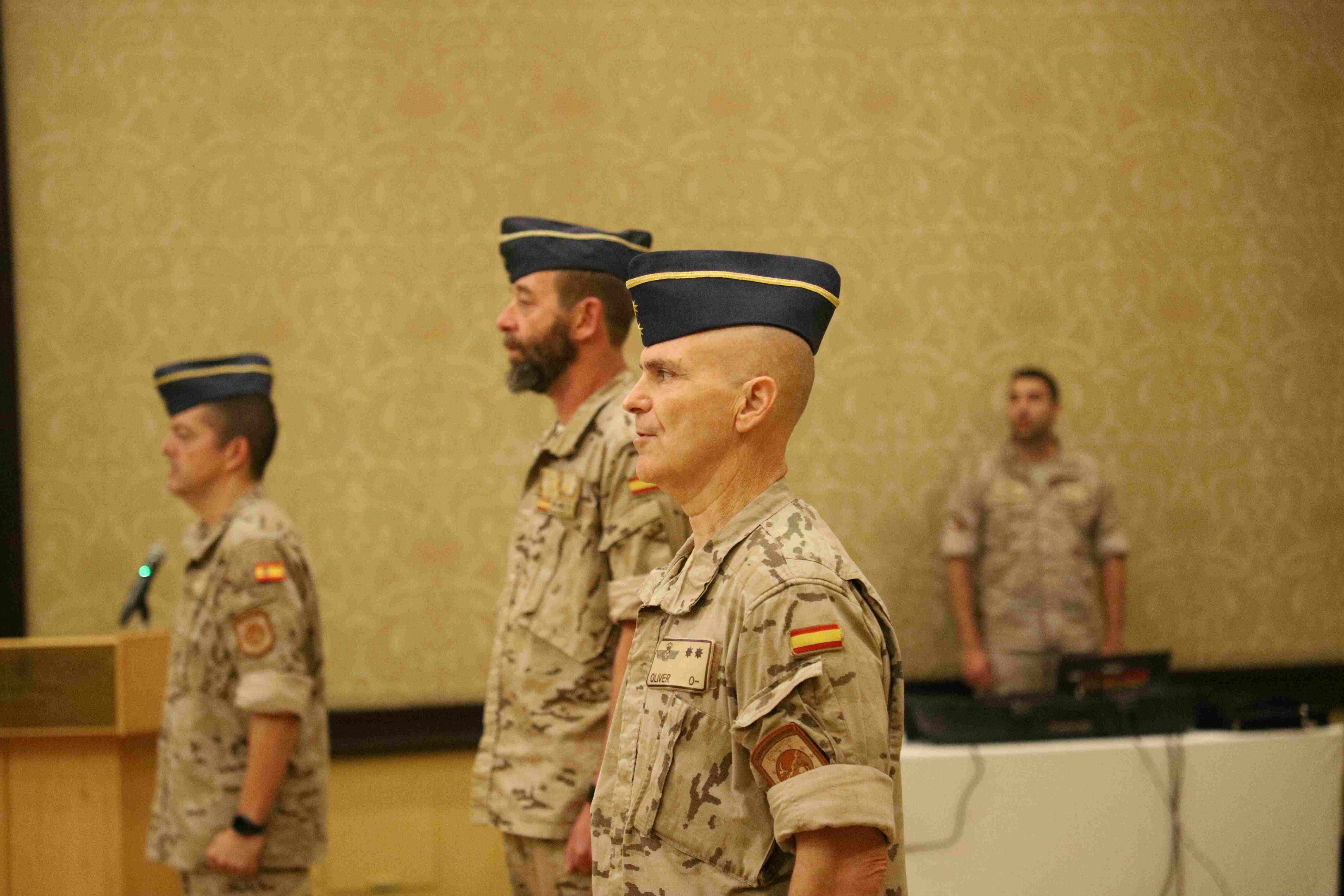 Departing and incoming force commanders