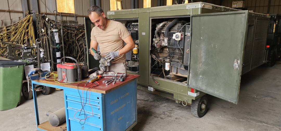 Review and maintenance of the air conditioning system that cools the electronic equipment.