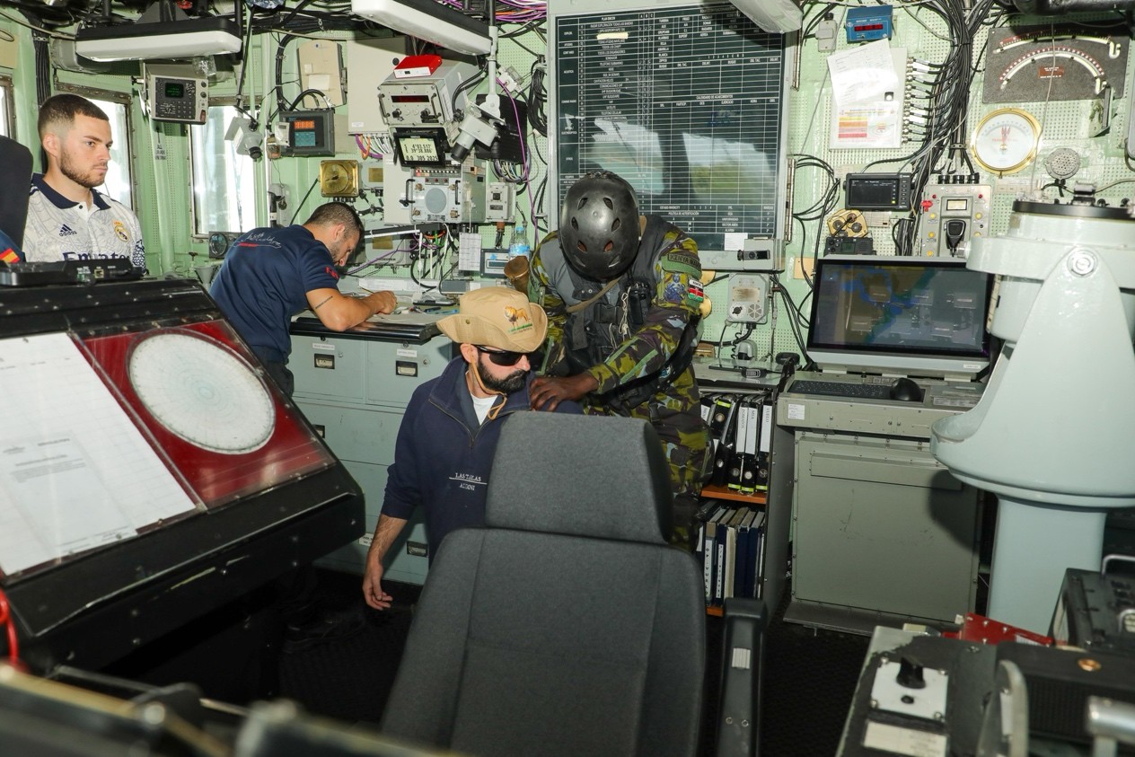 Navy’s crew during joint activities