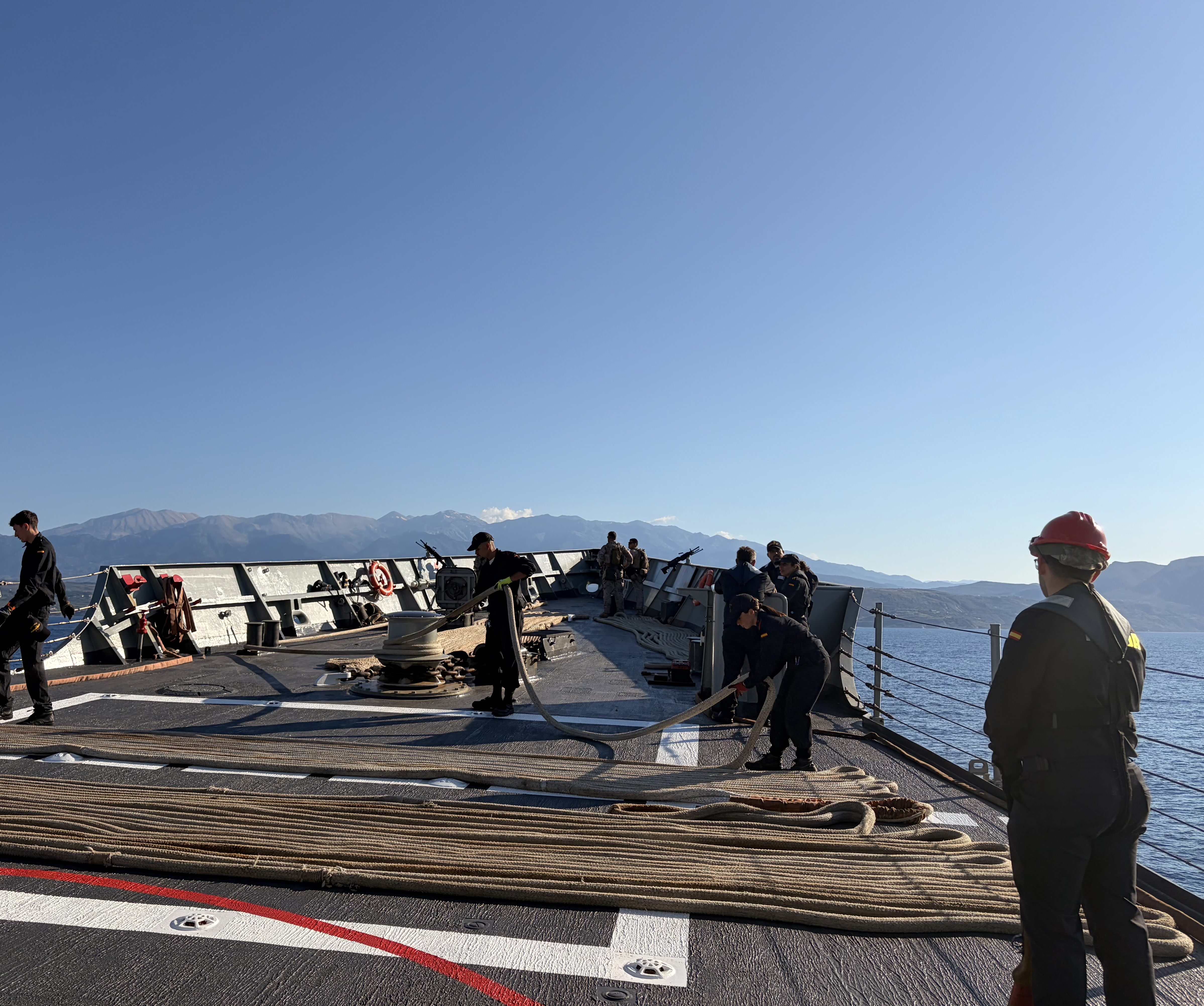 The frigate Numancia is heading for the Indian Ocean