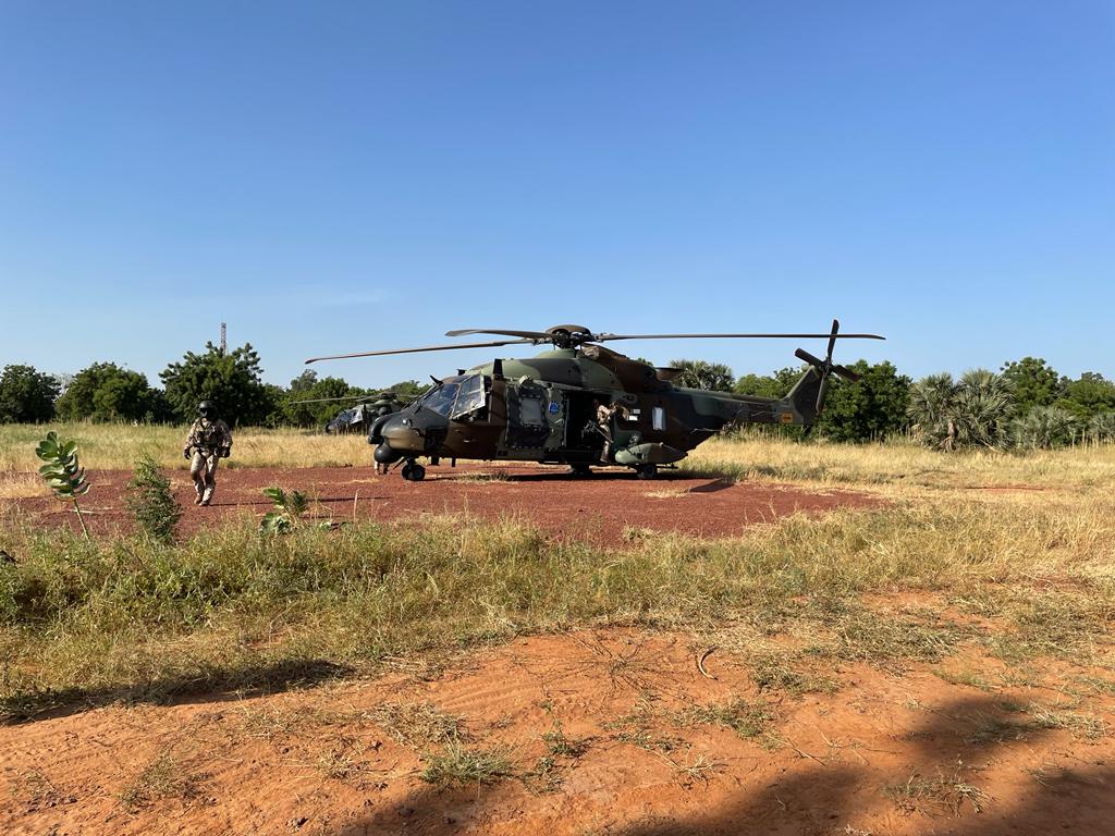 A Spanish NH90 helicopter deployed to Mali