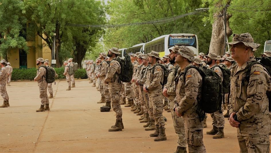 The first rotation of the 16th 'EUTM MALI' contingent arrives to Koulikoro