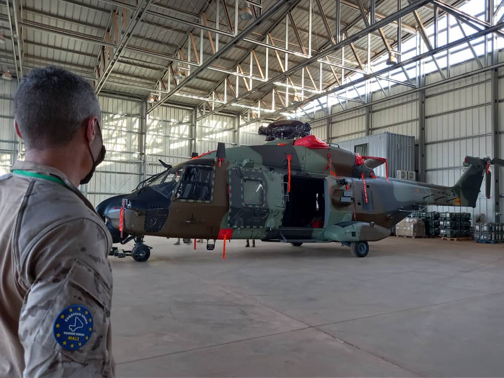 NH90 in the hangar