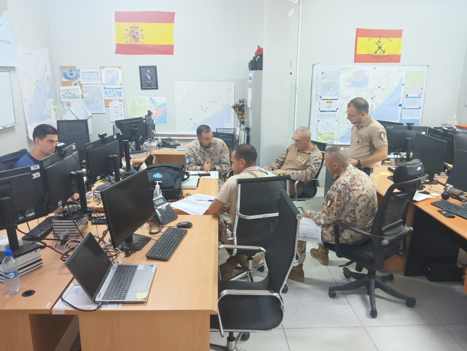 Workday at the EUTM-S Advisory Team offices