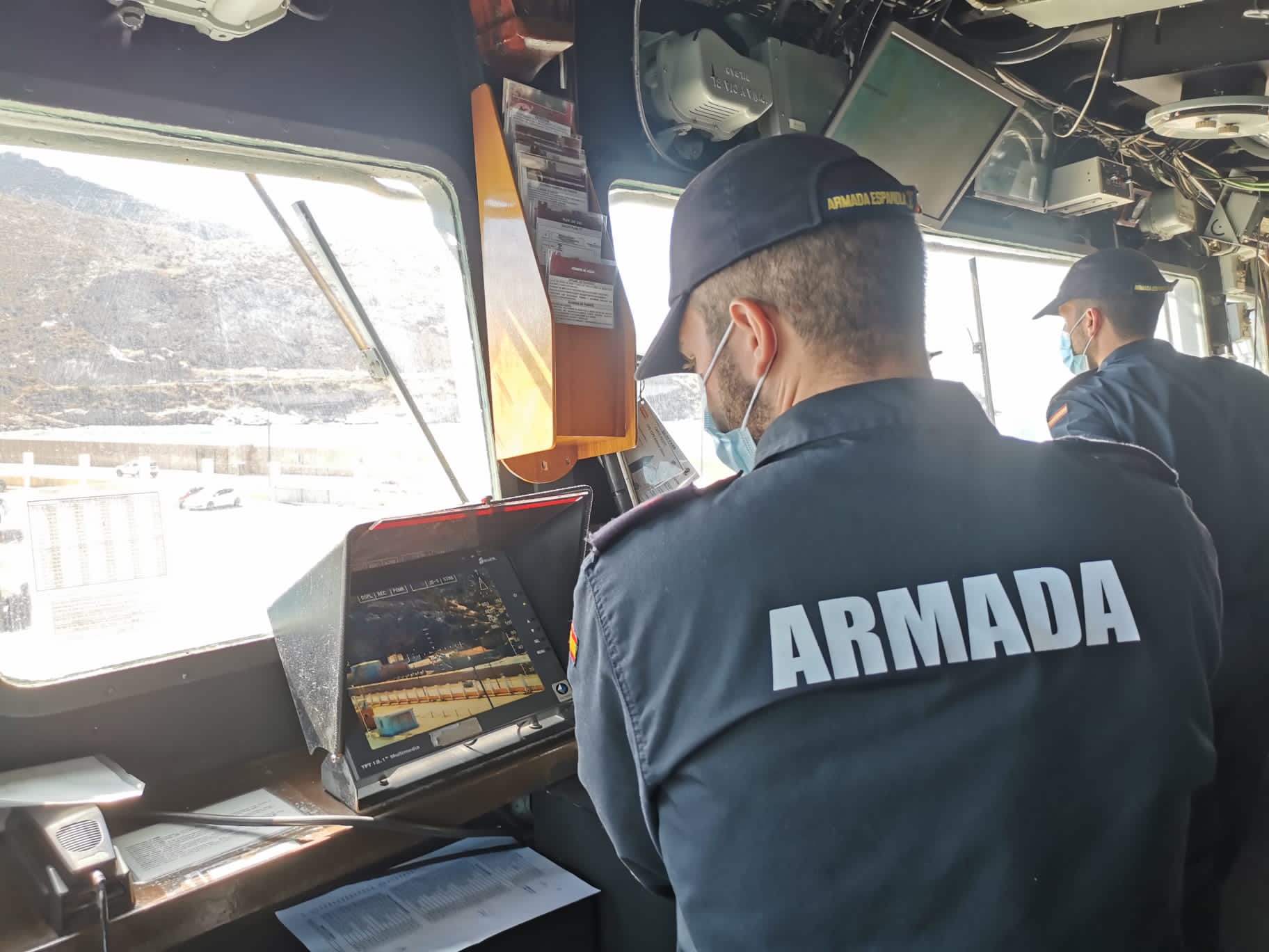 Patrol vessel 'Infanta Elena' carries out surveillance routines on Spanish sovereign waters