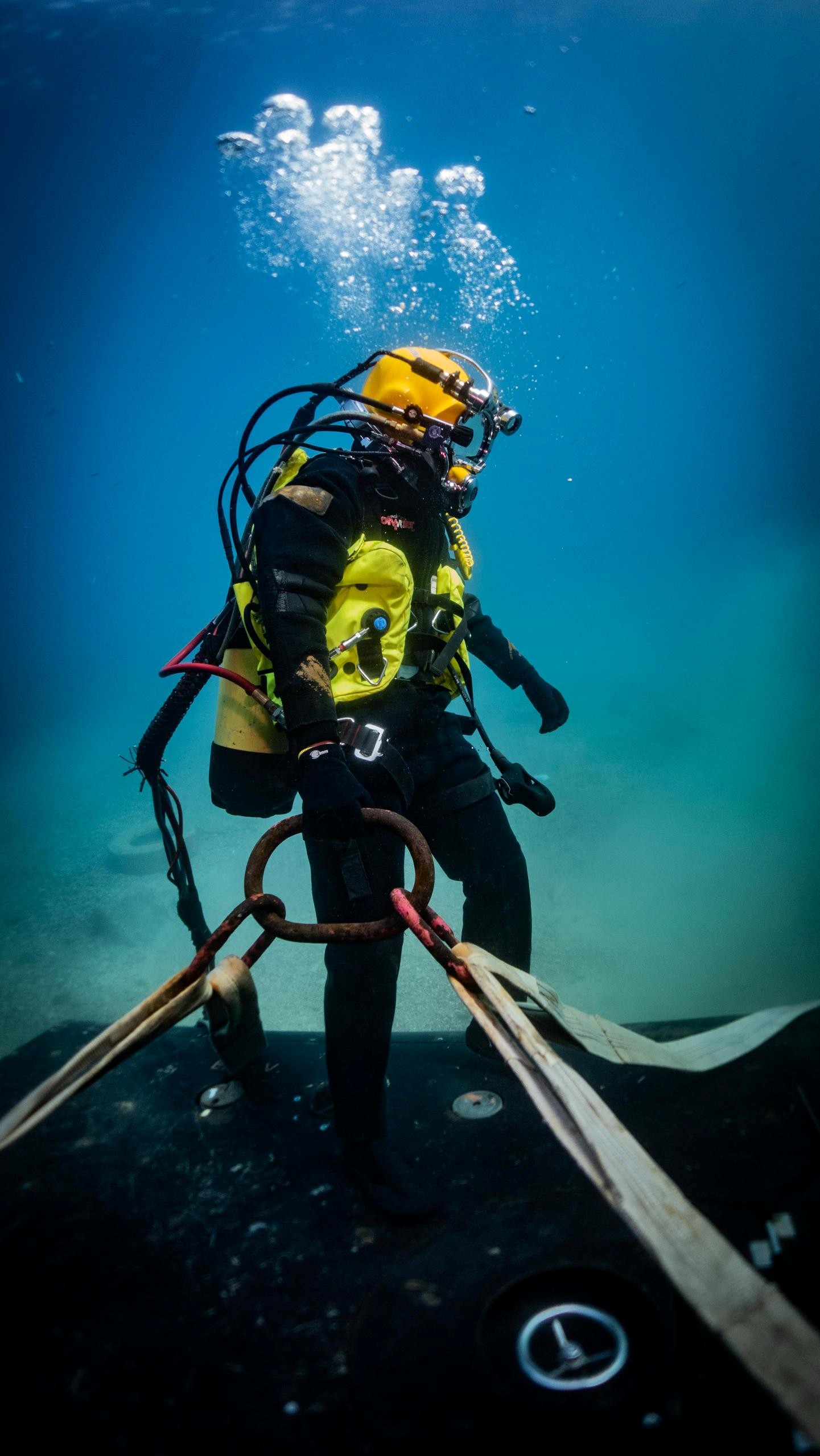Neptune divers during an operation