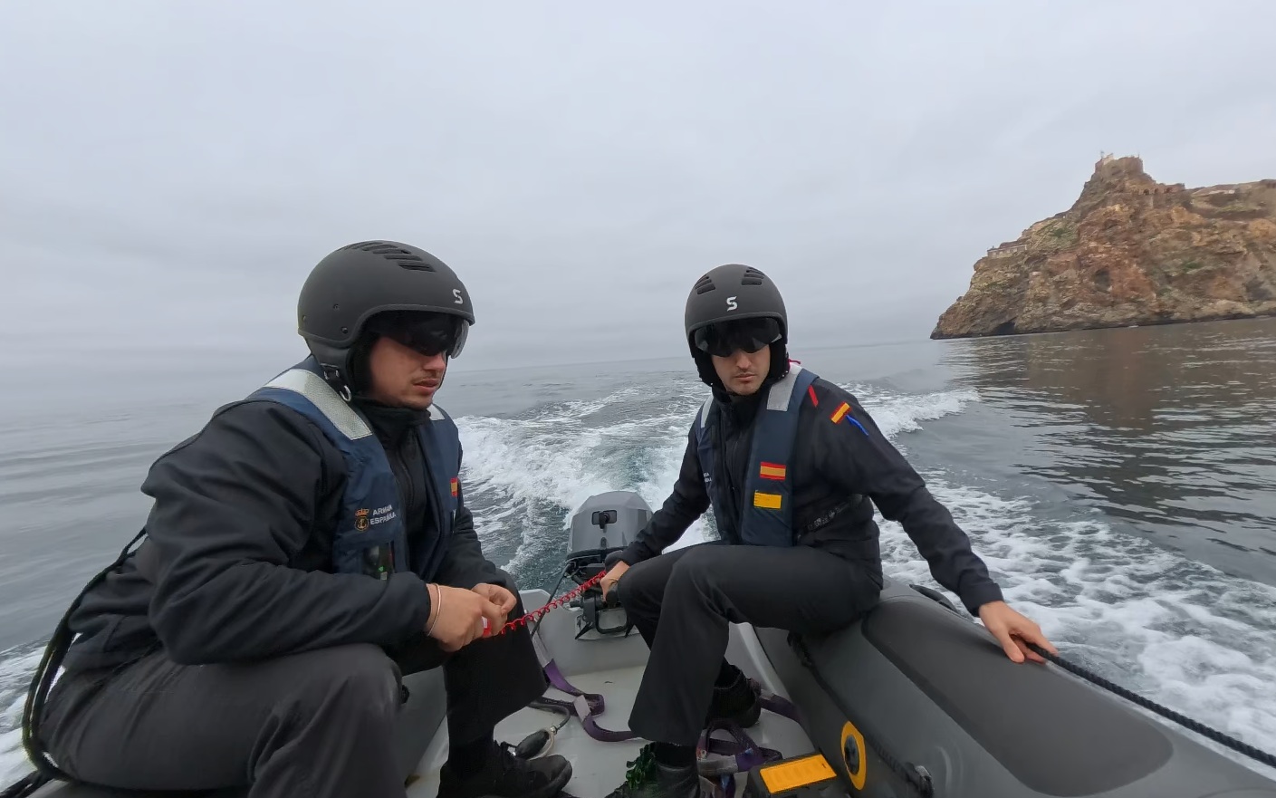 Dotación del 'Isla de León'