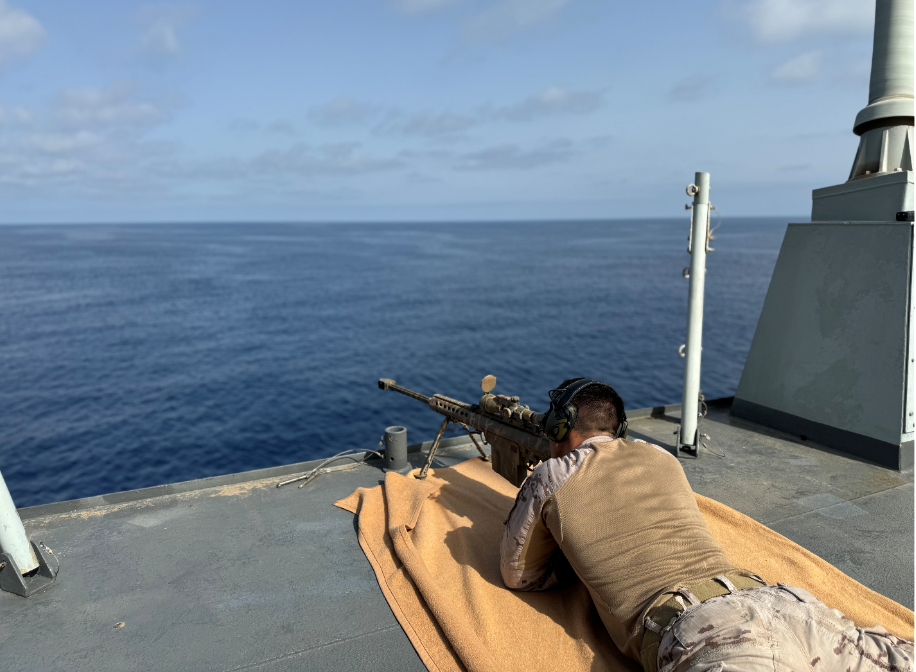 Operational Security Team during a shooting exercise