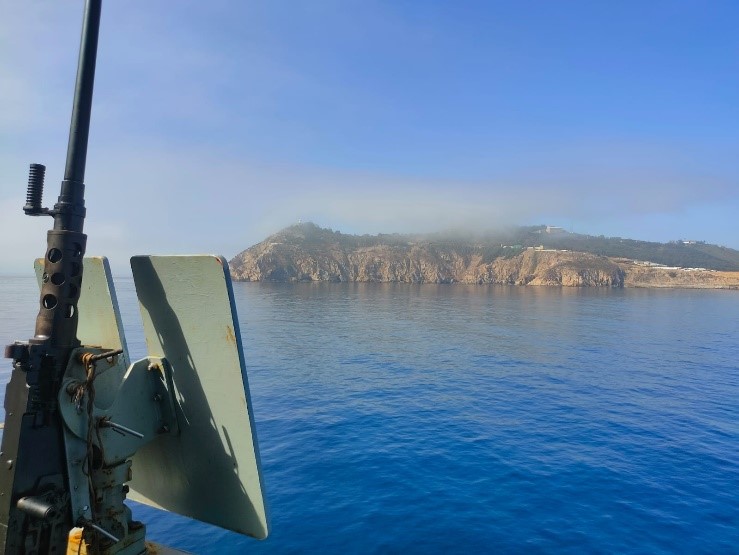 Presence in the waters of Ceuta