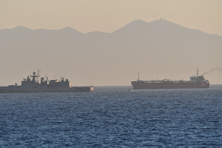 Surveillance and Tracking of Russian Ships in the Alboran Sea