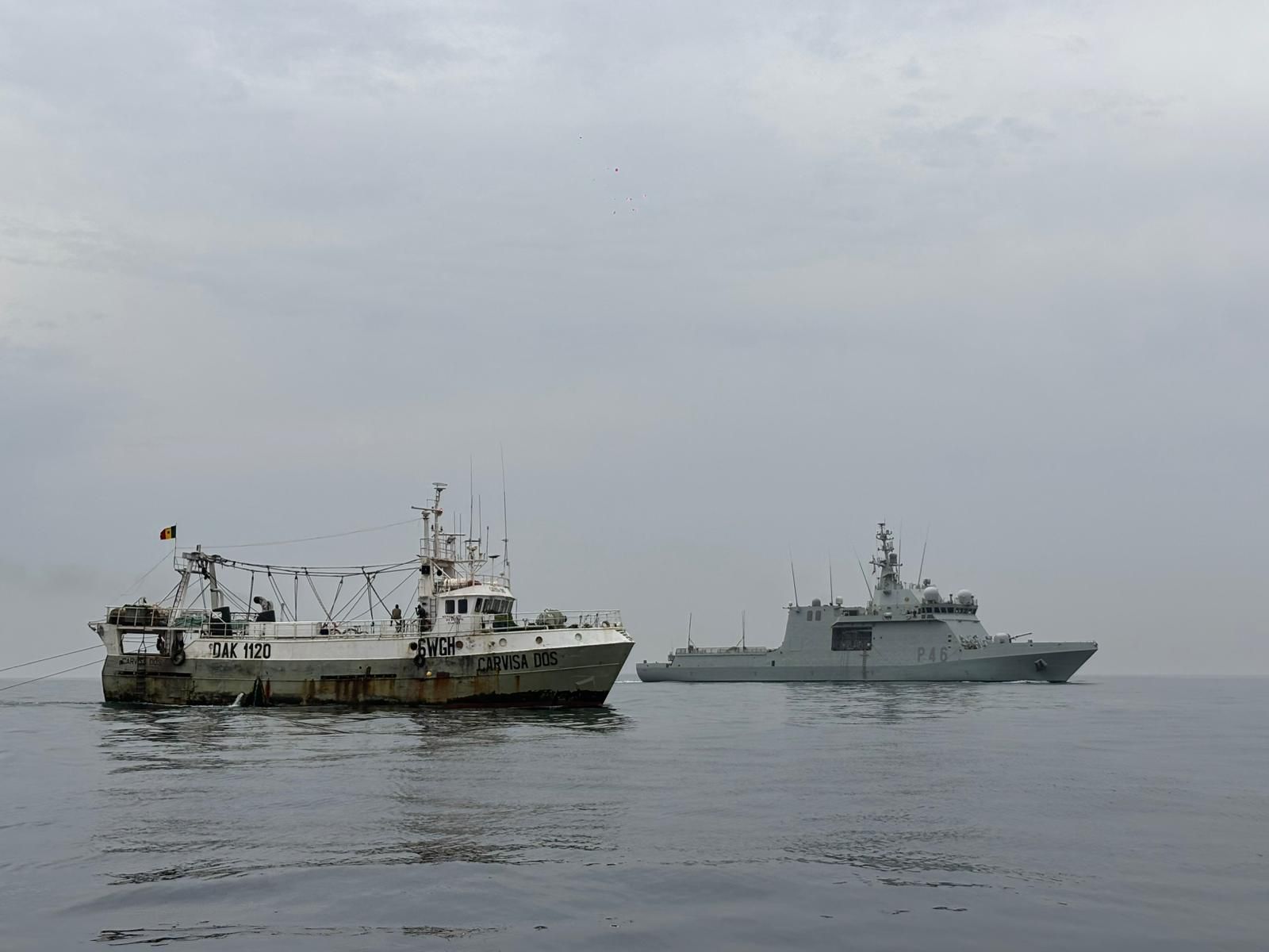 Boarding operations conducted on vessels of Spanish registry or vessels commanded by Spanish nationals