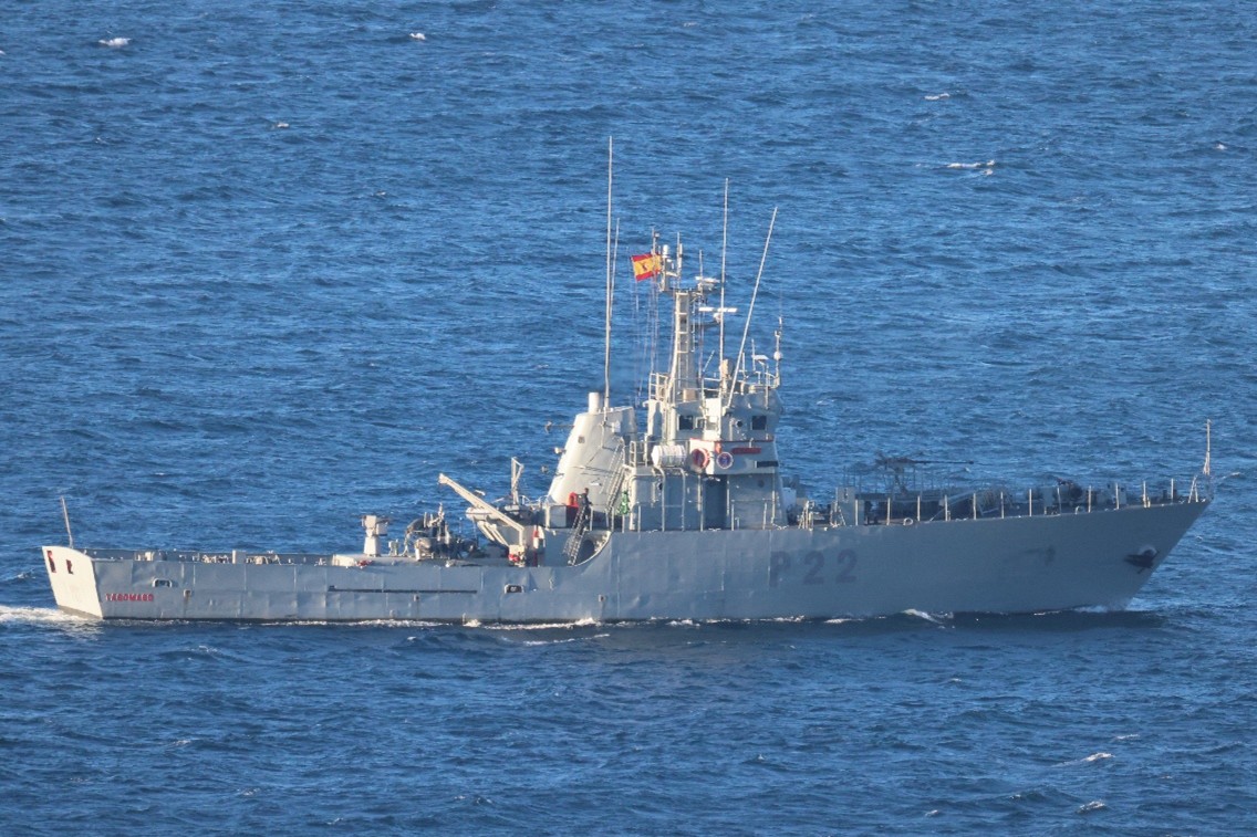 PVZ “Tagomago” en el Estrecho de Gibraltar 