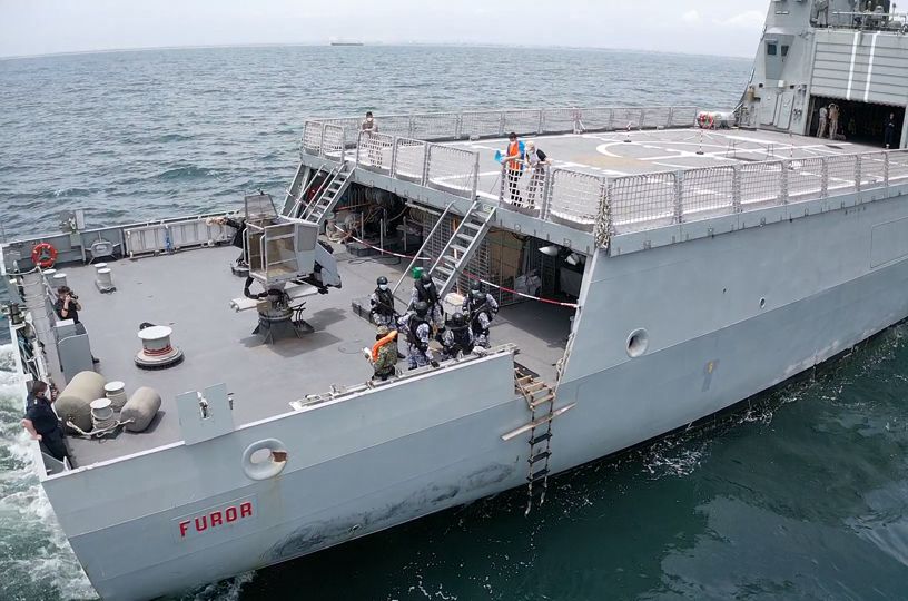 BAM 'Furor' during operation African Deployment