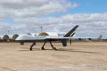 MQ-9  Predator  B  on the ground