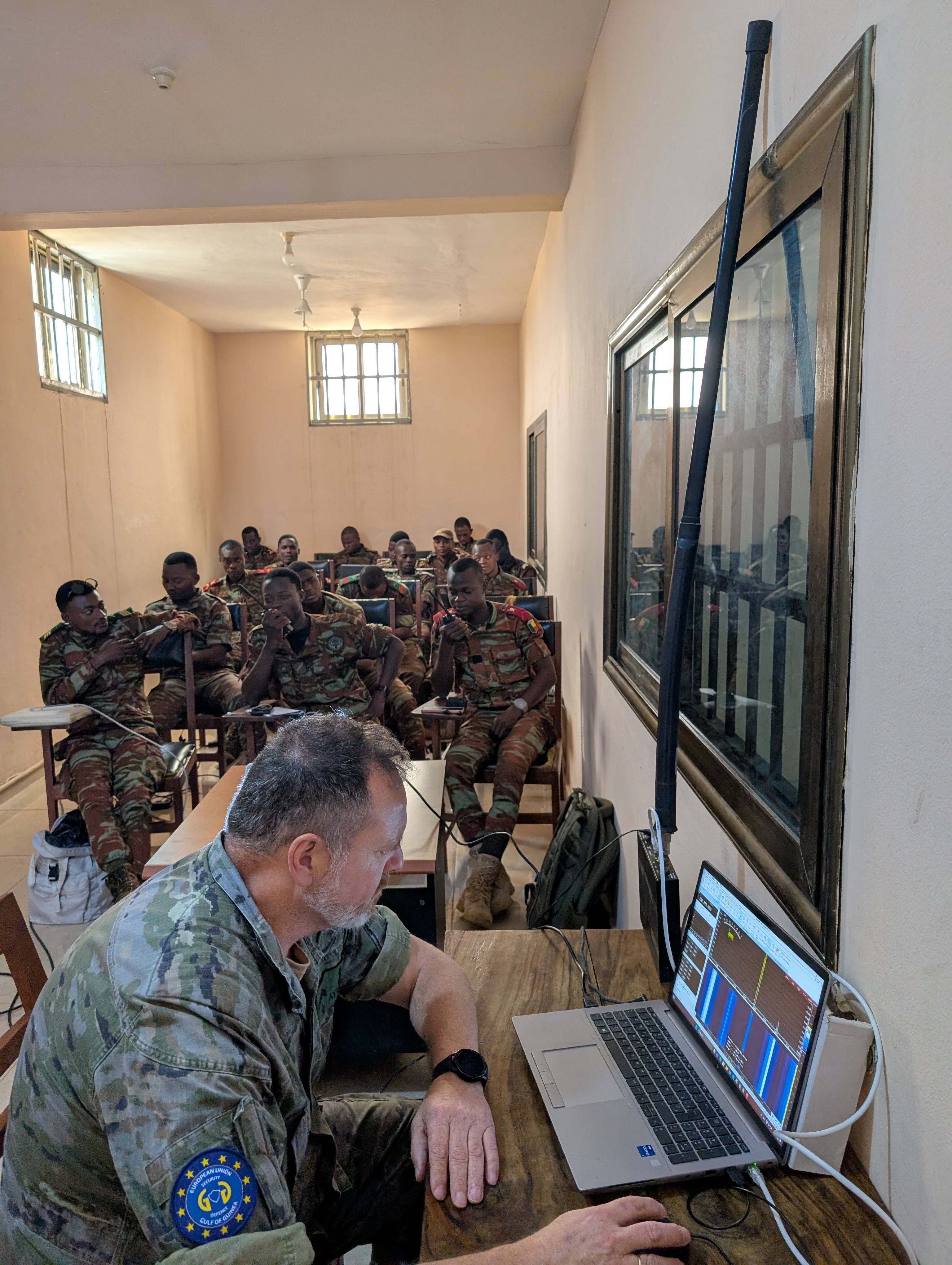 Exercise on Self-Emission Interception