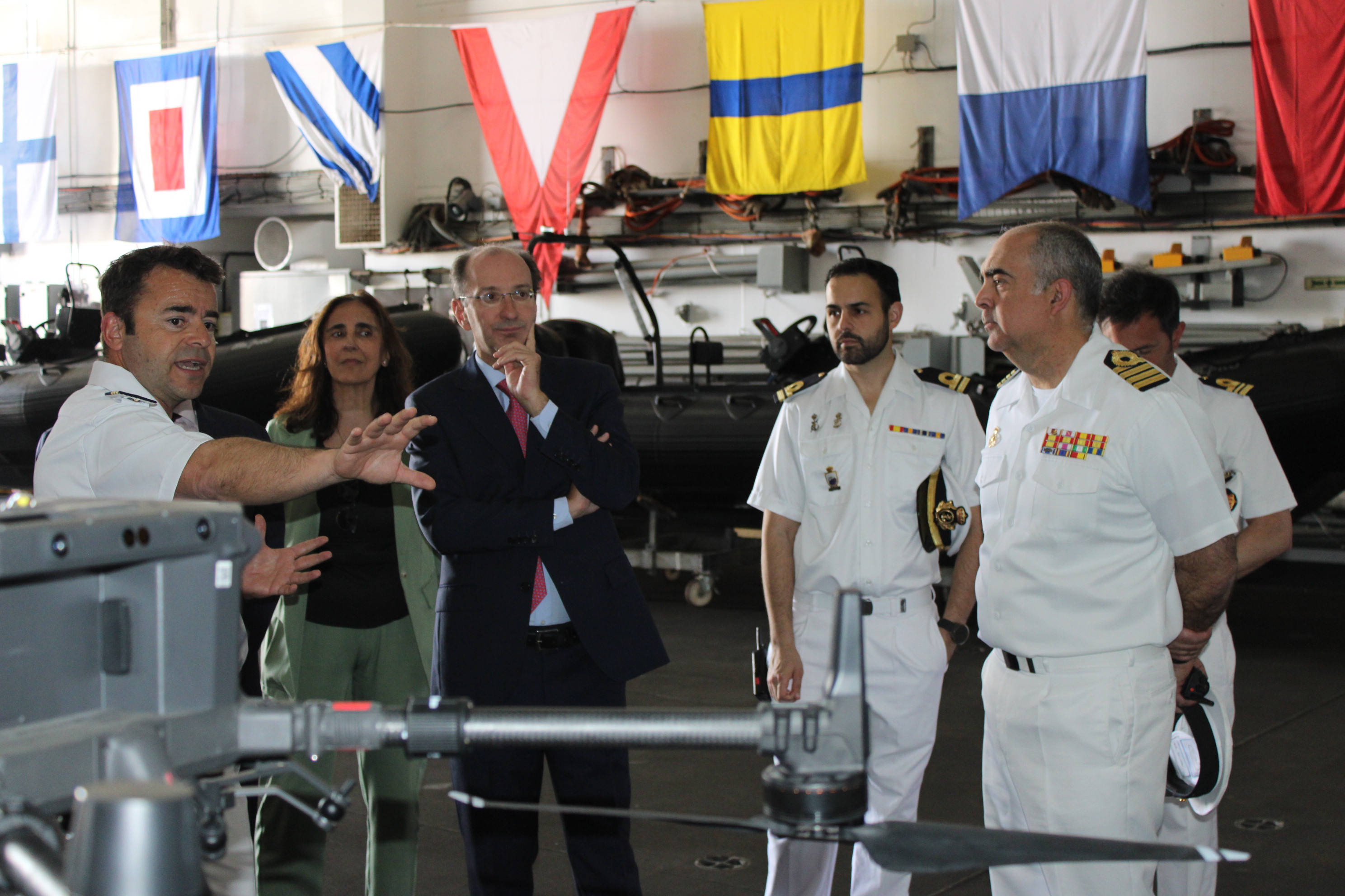 Demostración de medios del Instituto Hidrográfico