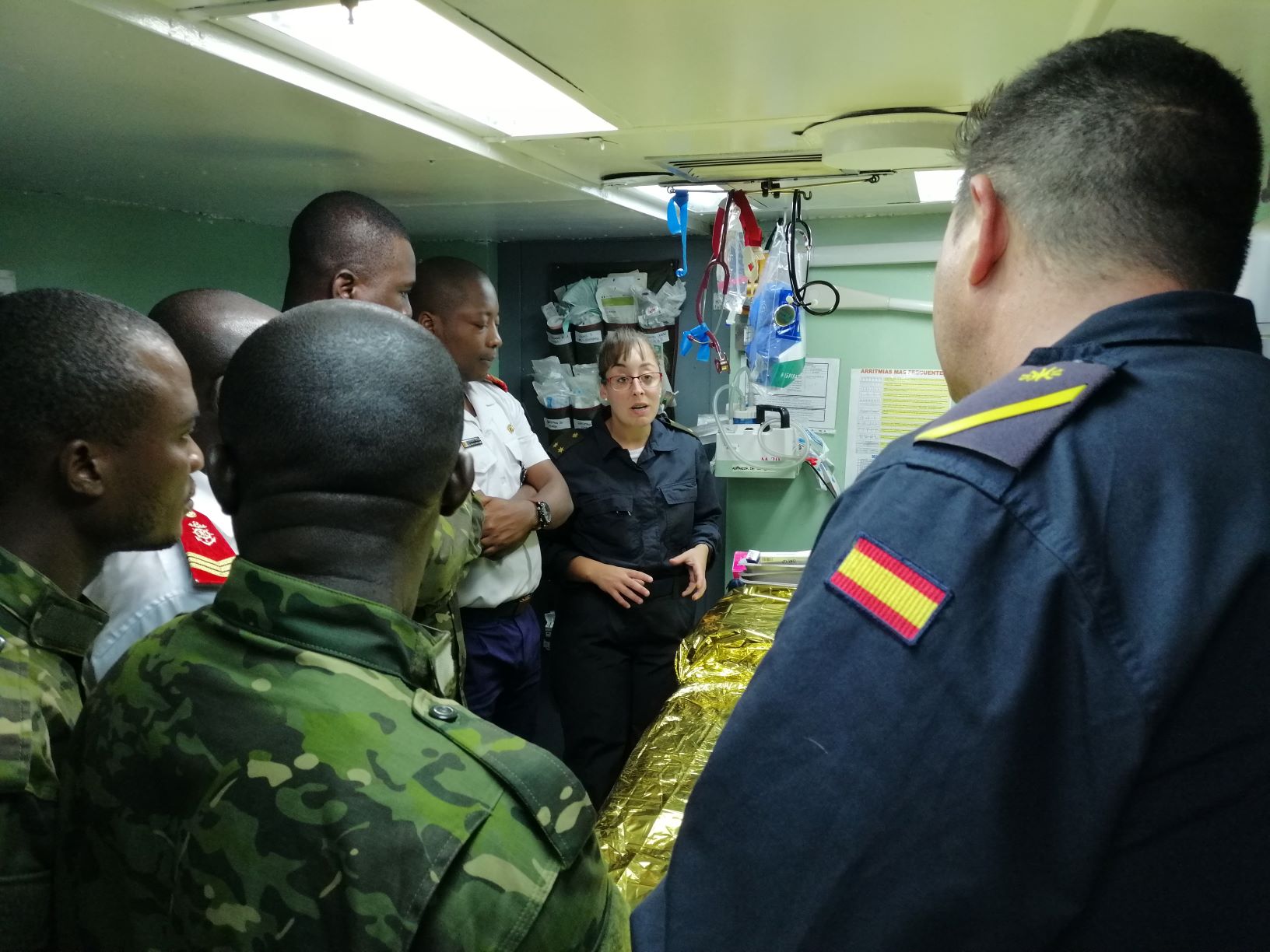 The patrol boat “Atalaya” docks at Abidjan and cooperates with the Ivory Coast Armed Forces