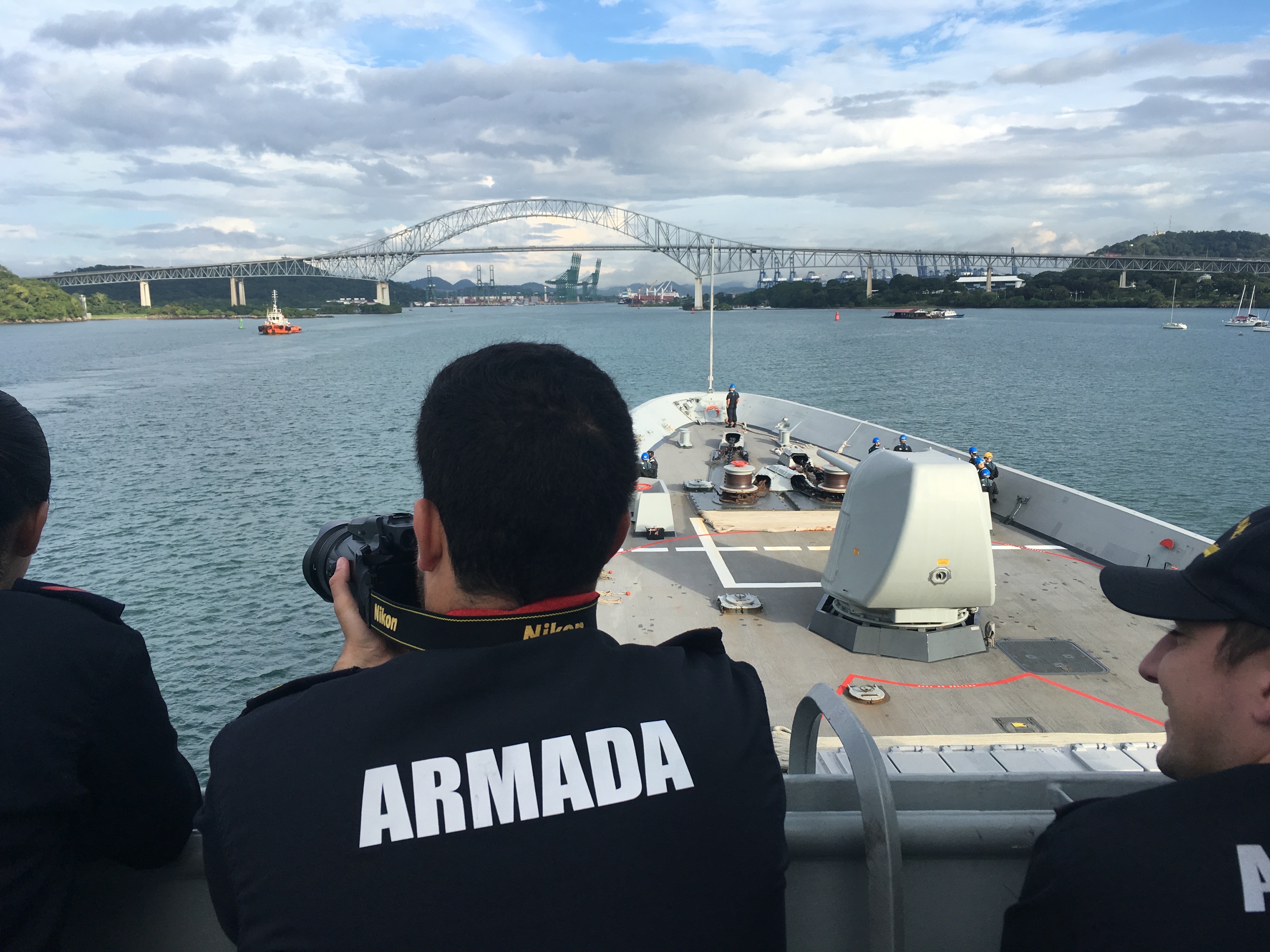 The frigate “Méndez Núñez” makes a stopover in Panama