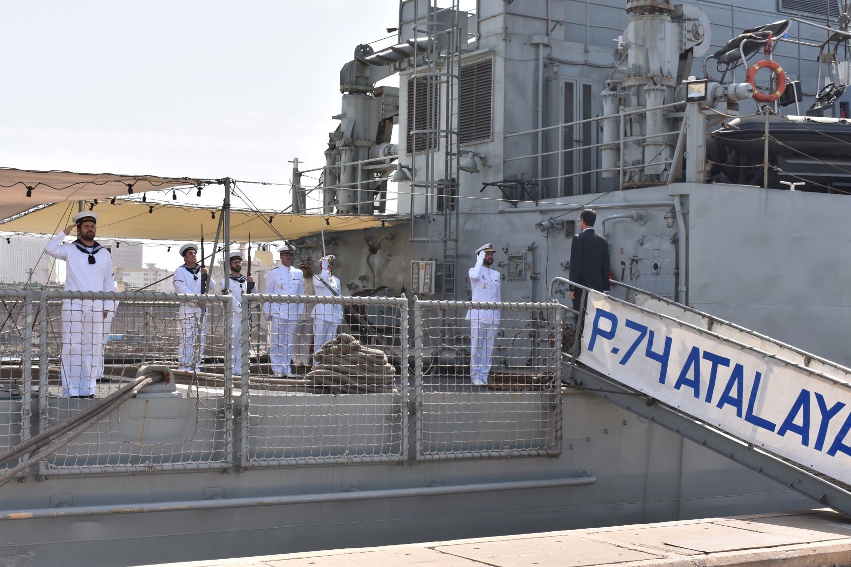 The patrol boat “Atalaya” cooperates with Senegal Armed Forces in Dakar